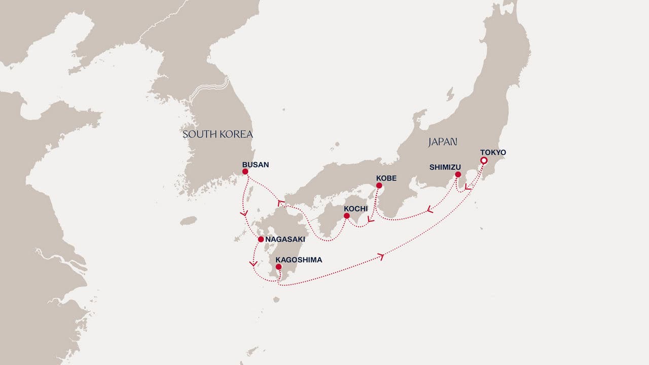 9 nights cruise on EXPLORA III 
from 🇯🇵 Tokyo 
