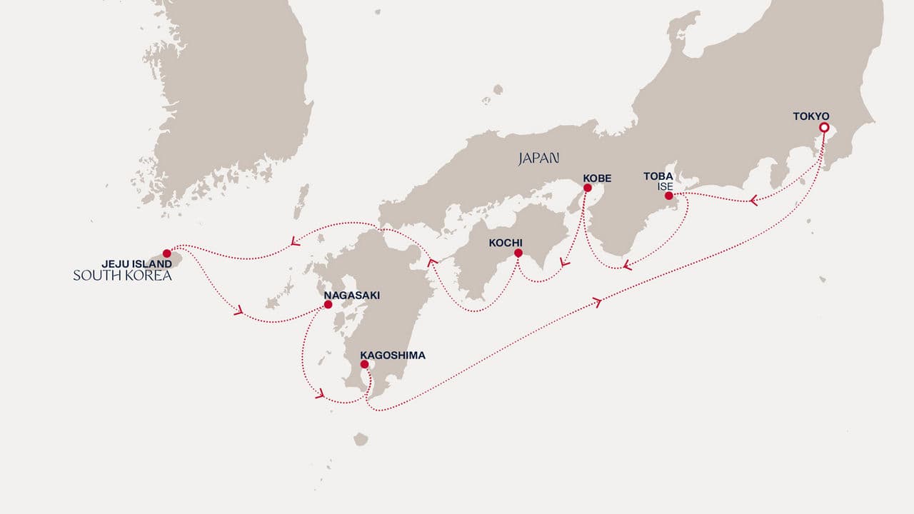 9 nights cruise on EXPLORA III 
from 🇯🇵 Tokyo 