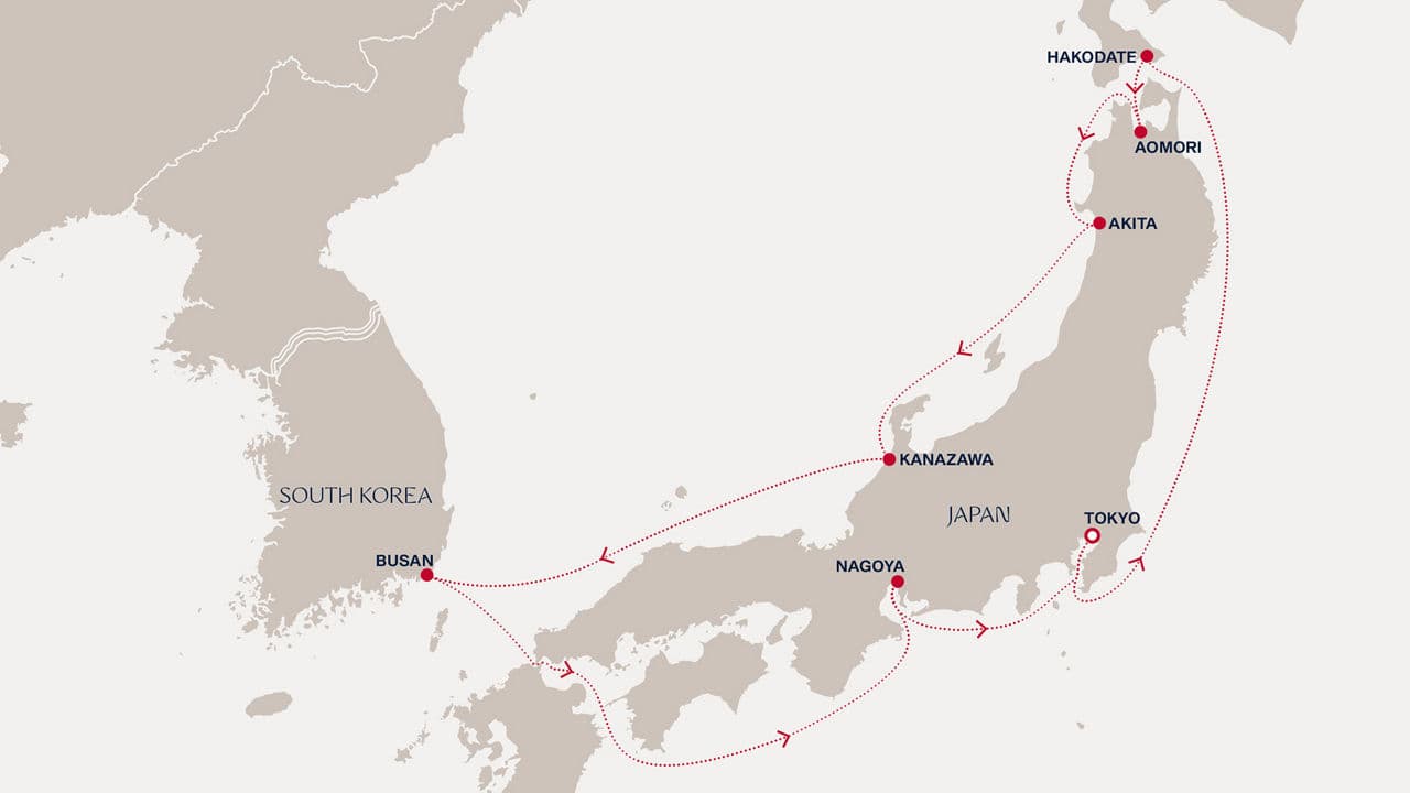 10 nights cruise on EXPLORA III 
from 🇯🇵 Tokyo 