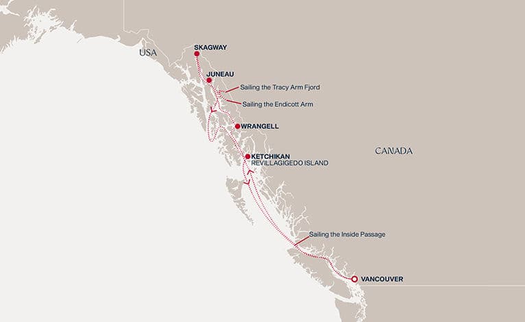 8 nights Alaskan cruise on EXPLORA III 
from 🇨🇦 Vancouver 