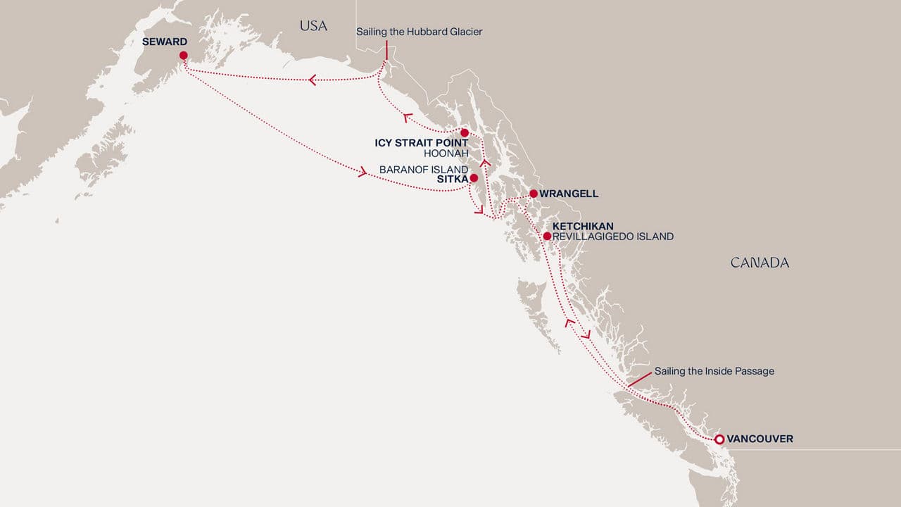 10 nights Alaskan cruise on EXPLORA III 
from 🇨🇦 Vancouver 