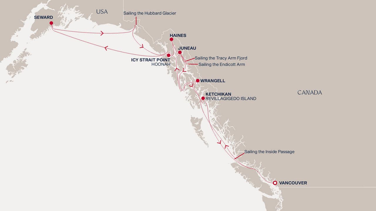 12 nights Alaskan cruise on EXPLORA III 
from 🇨🇦 Vancouver 
