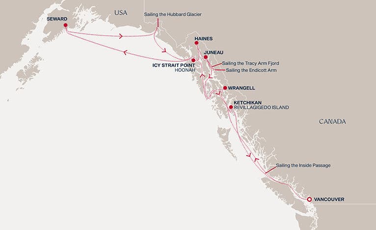 12 nights Alaskan cruise on EXPLORA III 
from 🇨🇦 Vancouver 