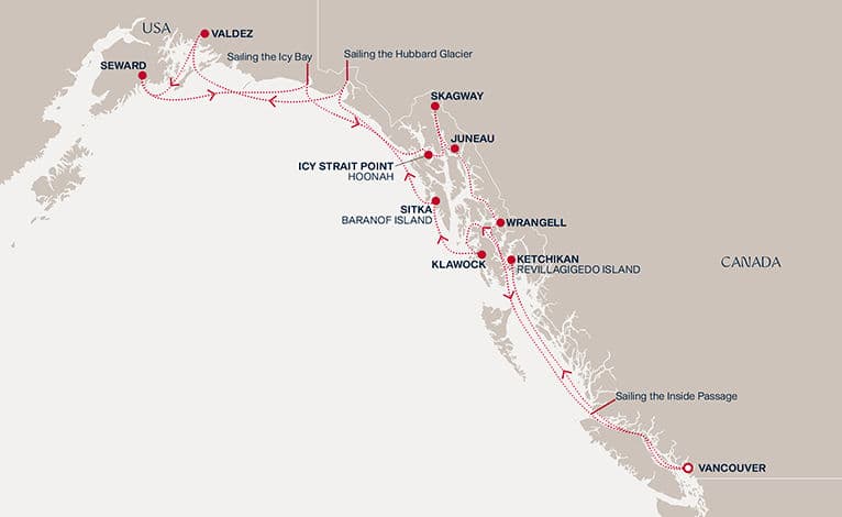 14 nights Alaskan cruise on EXPLORA III 
from 🇨🇦 Vancouver 