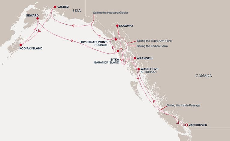 14 nights Alaskan cruise on EXPLORA III 
from 🇨🇦 Vancouver 
