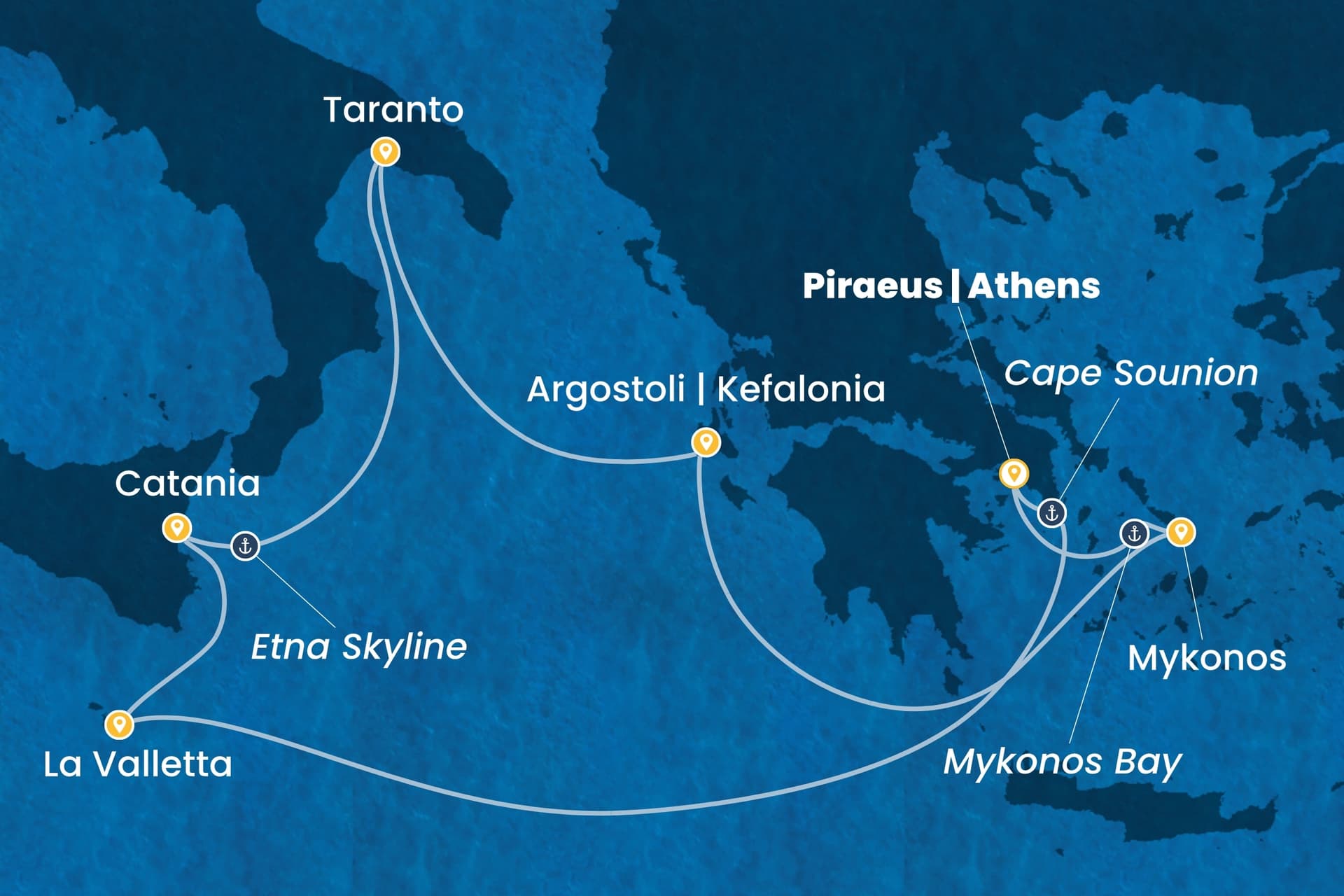 7 nights cruise on Costa Serena 
from 🇬🇷 Piraeus 