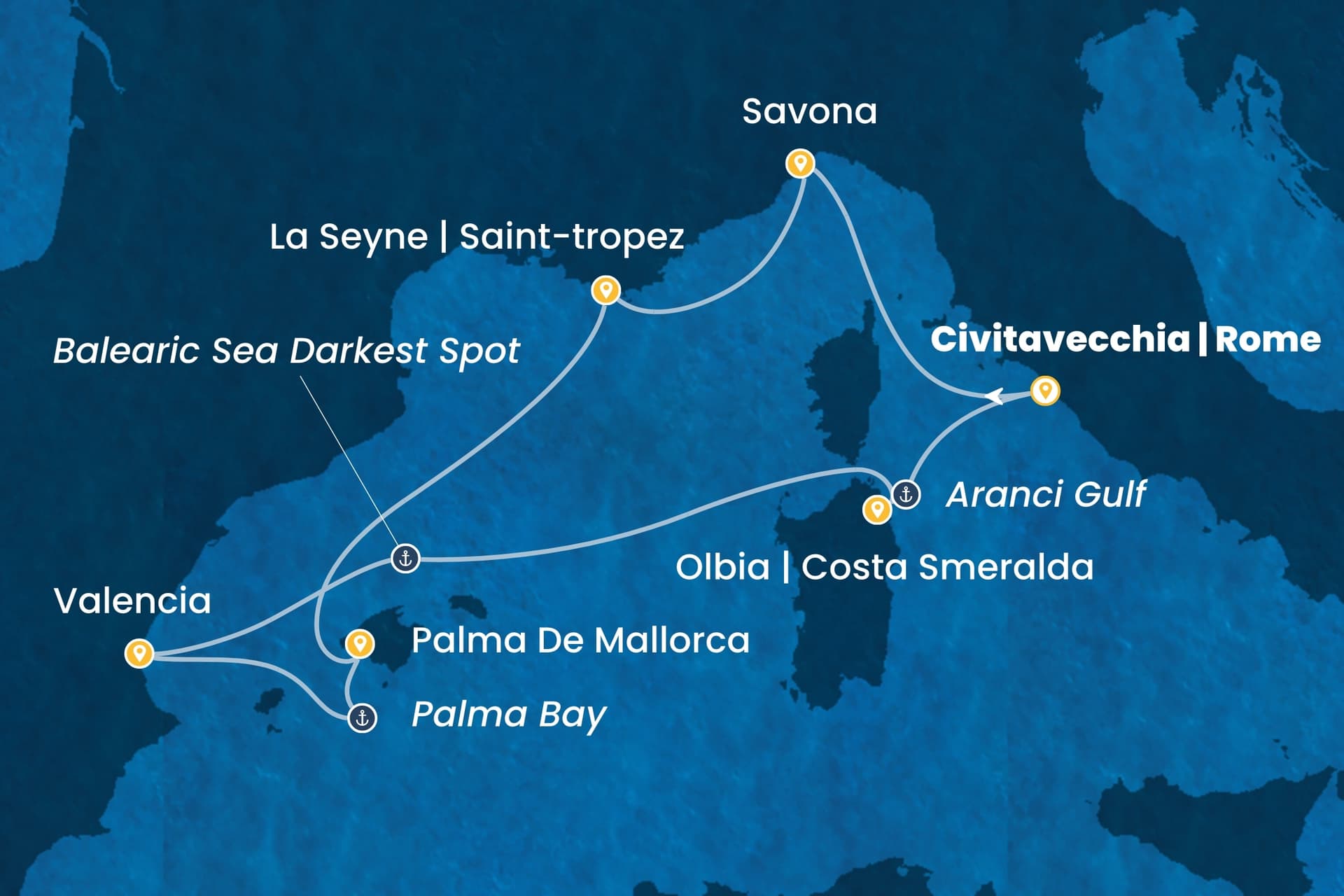 7 nights cruise on Costa Pacifica 
from 🇮🇹 Civitavecchia 