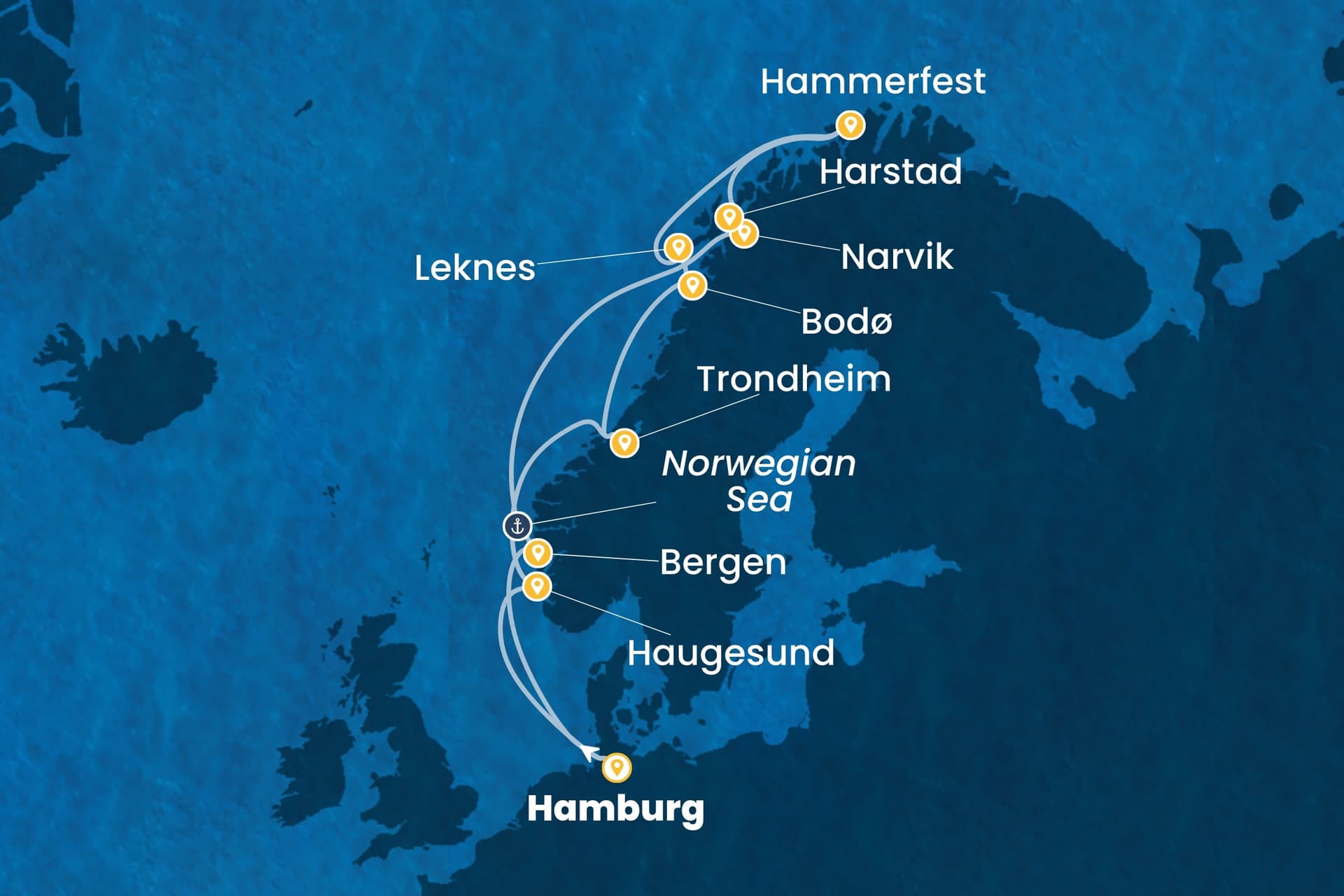14 nights cruise on Costa Favolosa 
from 🇩🇪 Hamburg 