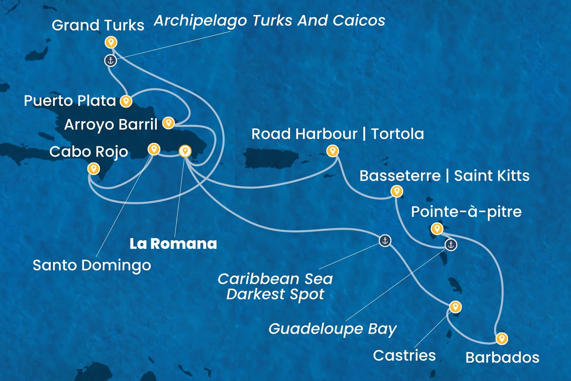 14 nights Caribbean cruise on Costa Fascinosa 
from 🇩🇴 La Romana 