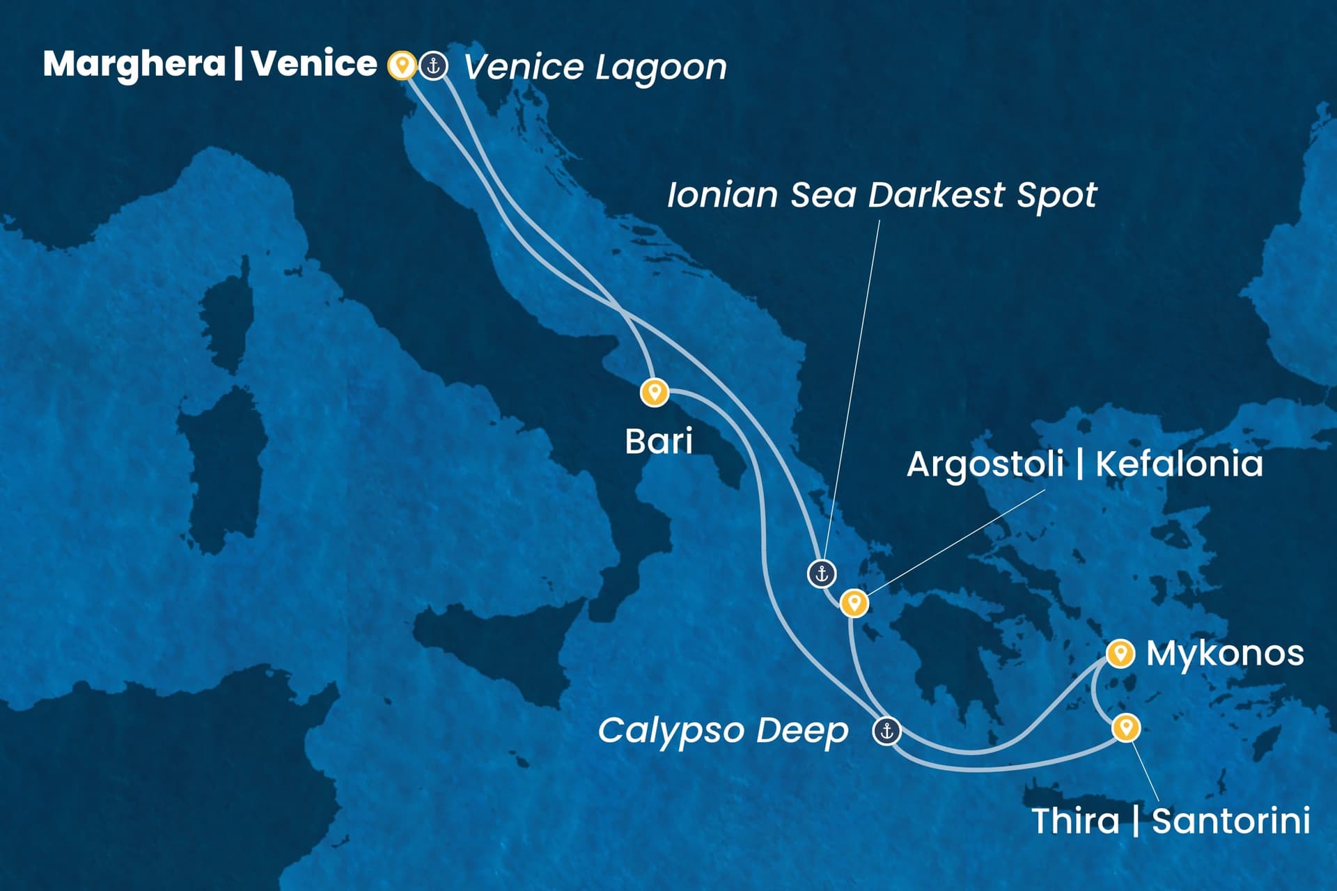 7 nights cruise on Costa Deliziosa 
from 🇮🇹 Marghera 