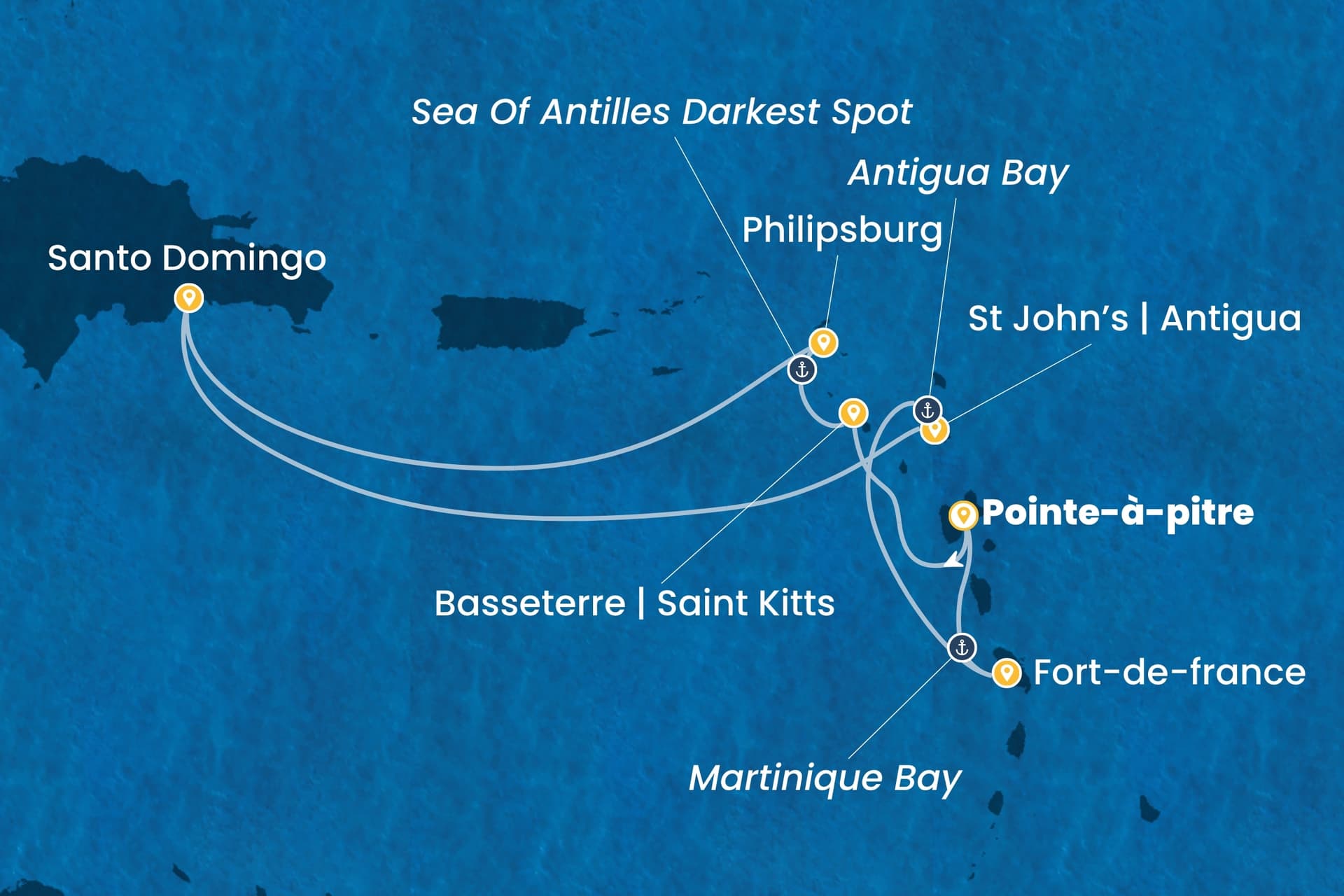 7 nights Caribbean cruise on Costa Favolosa 
from 🇬🇵 Pointe a Pitre 