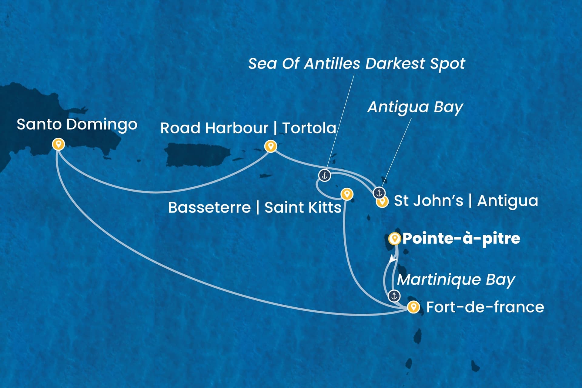 8 nights Caribbean cruise on Costa Favolosa 
from 🇬🇵 Pointe a Pitre 