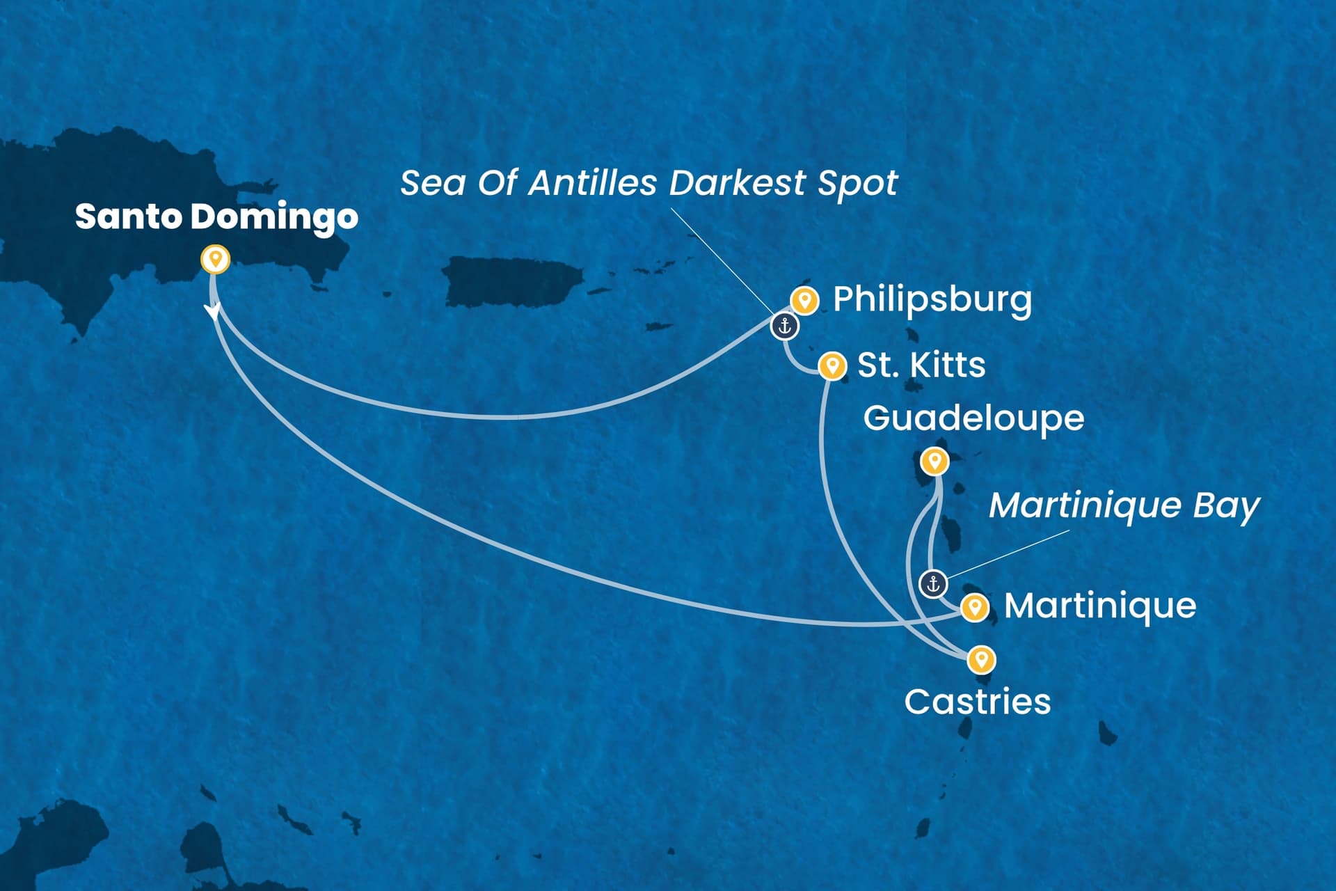 7 nights Caribbean cruise on Costa Favolosa 
from 🇩🇴 Santo Domingo 
