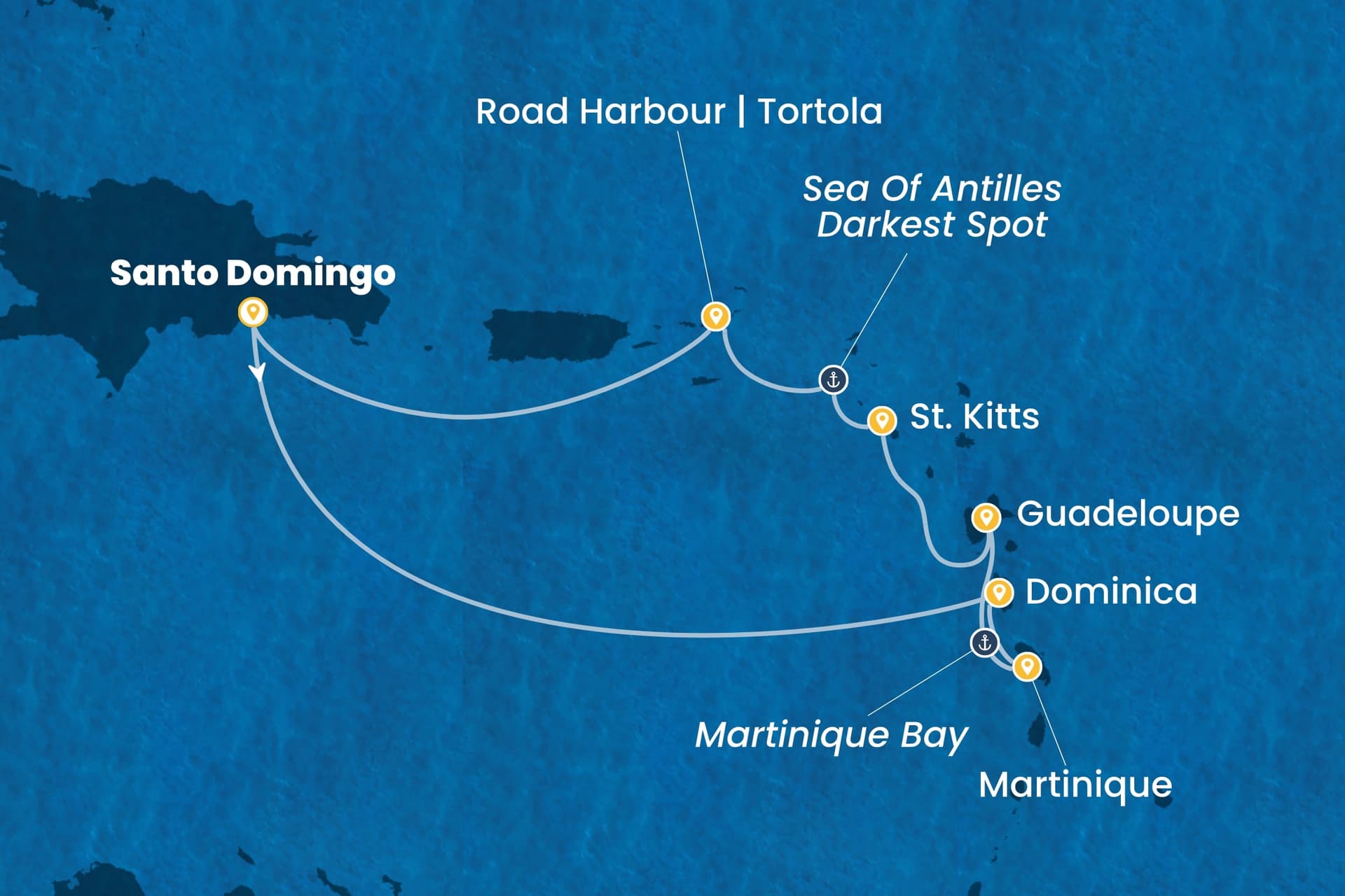 7 nights Caribbean cruise on Costa Favolosa 
from 🇩🇴 Santo Domingo 