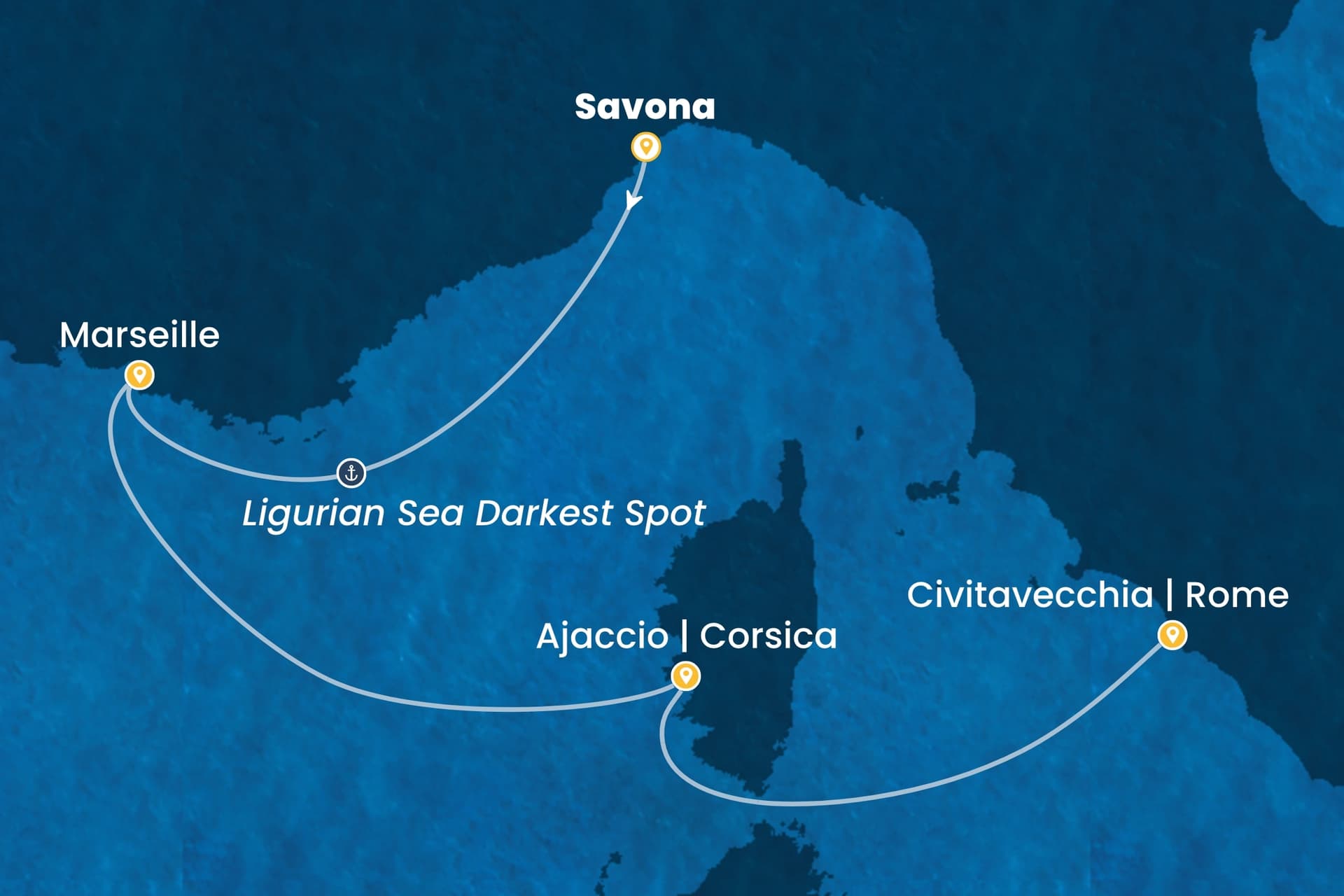 3 nights cruise on Costa Deliziosa 
from 🇮🇹 Savona to 🇮🇹 Civitavecchia 