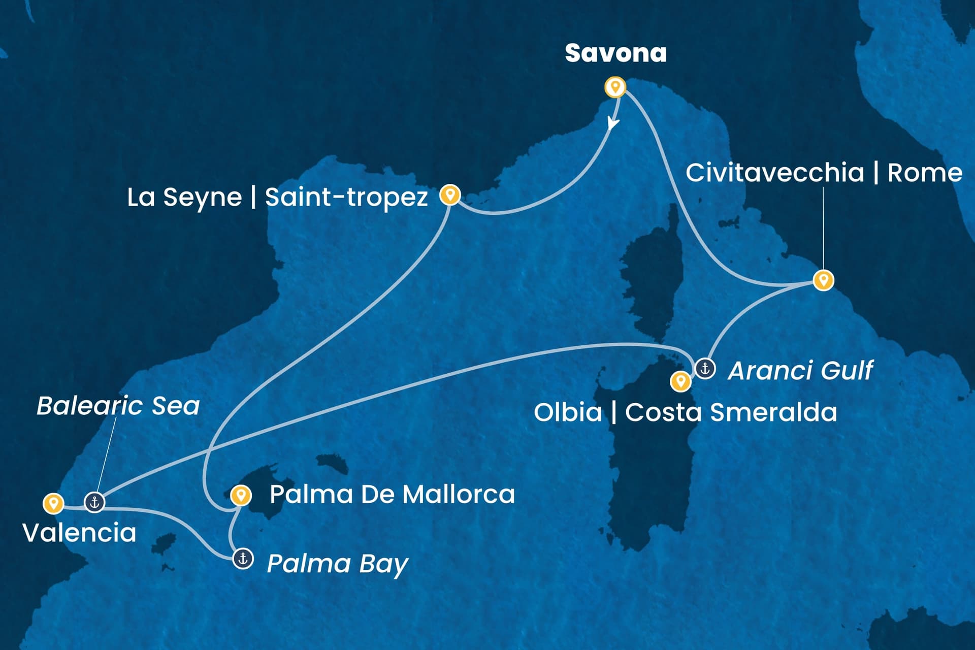 7 nights cruise on Costa Pacifica
from ๐ฎ๐น Savona