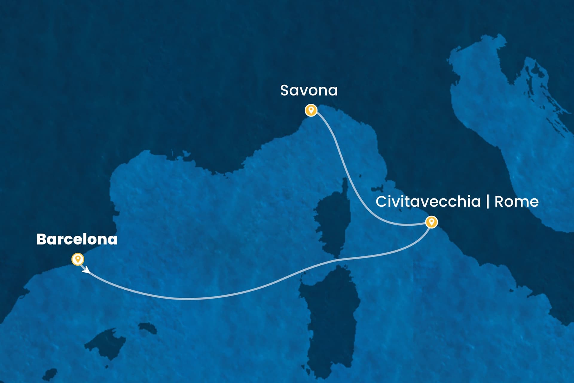 3 nights cruise on Costa Smeralda
from ๐ช๐ธ Barcelona to ๐ฎ๐น Savona
