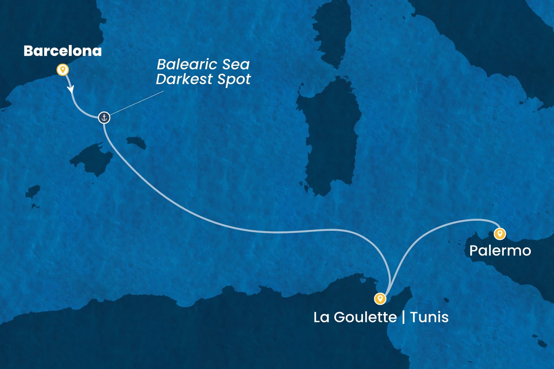 3 nights cruise on Costa Pacifica 
from 🇪🇸 Barcelona to 🇮🇹 Palermo 