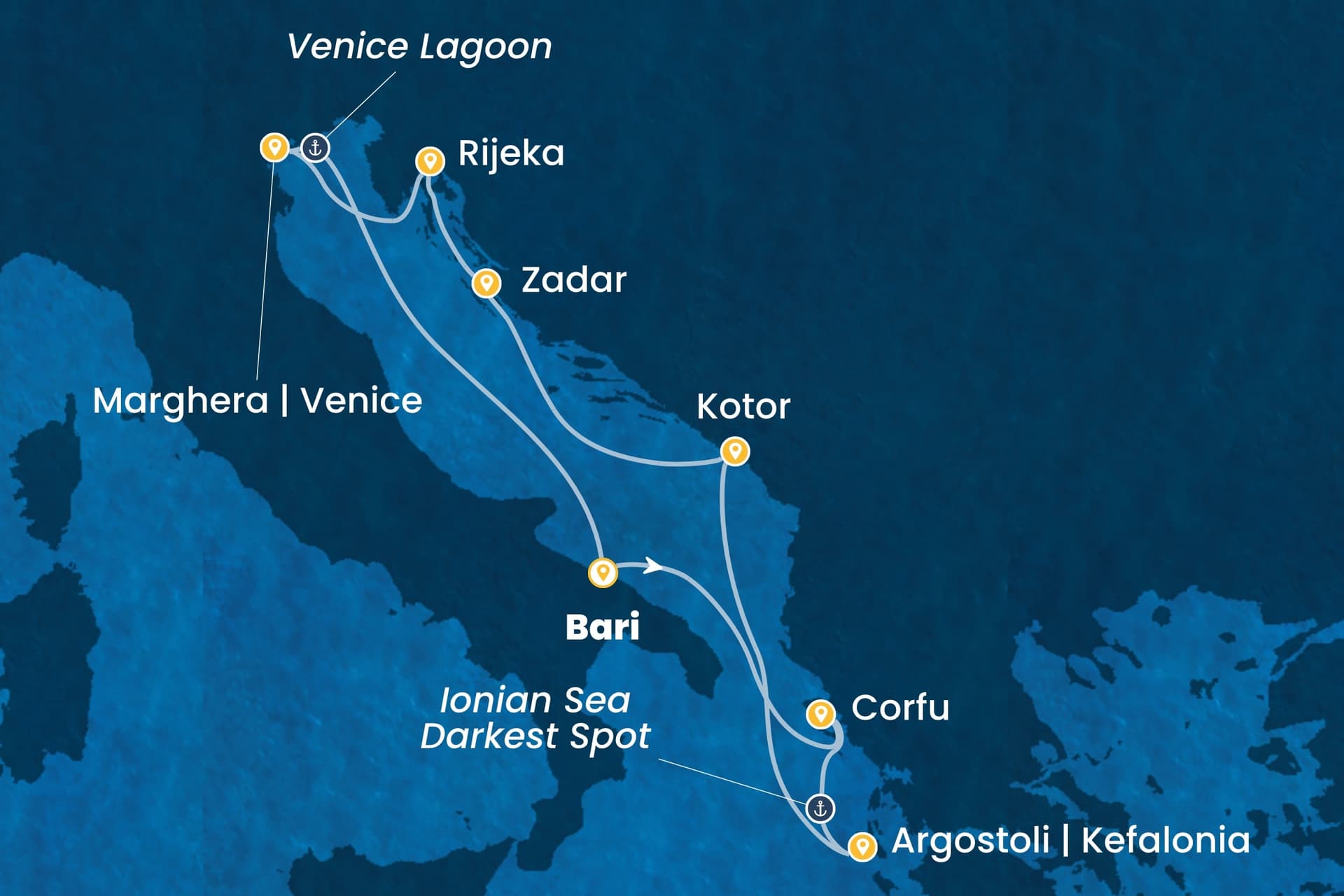 7 nights cruise on Costa Deliziosa 
from 🇮🇹 Bari 
