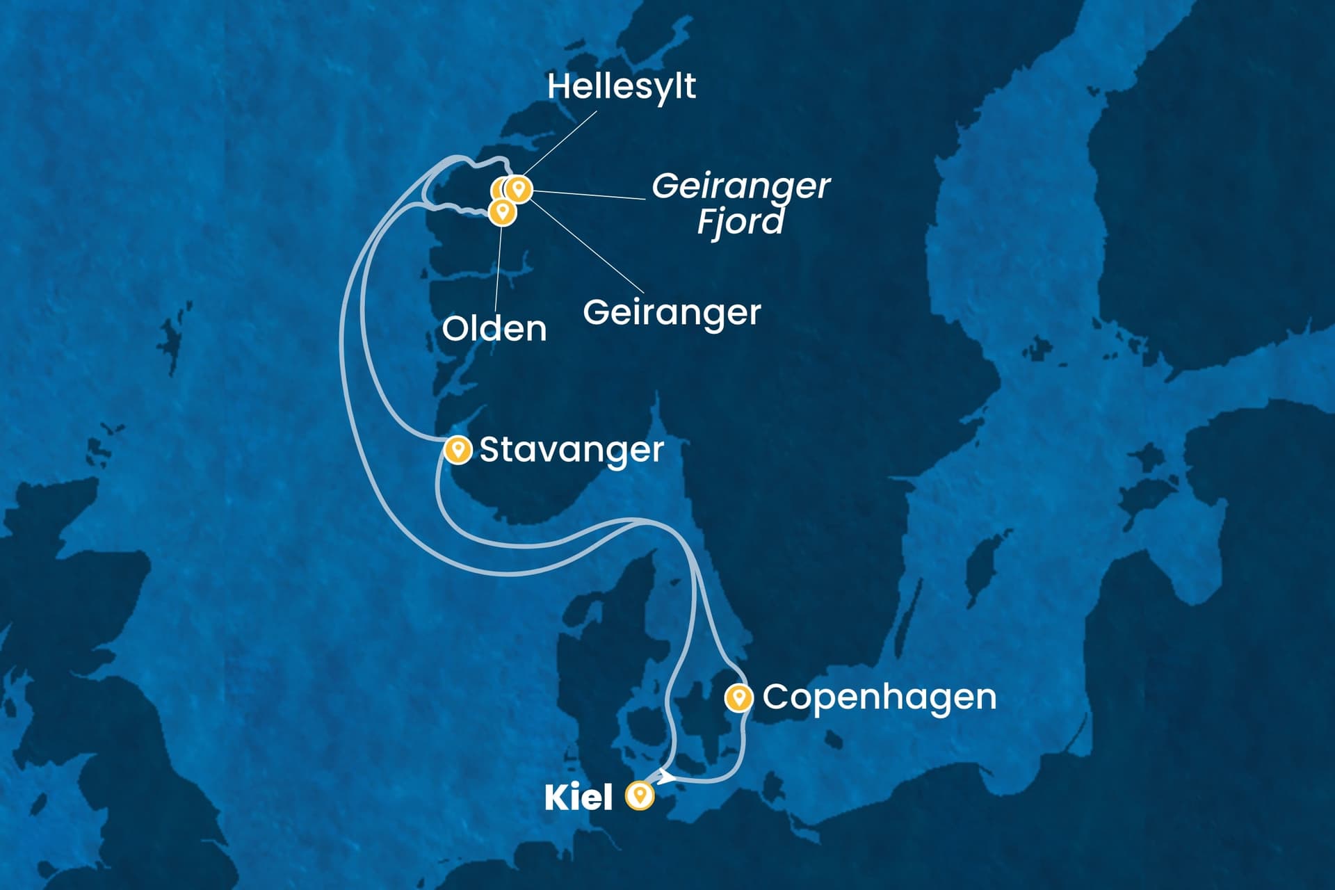 7 nights North European cruise on Costa Diadema 
from 🇩🇪 Kiel 