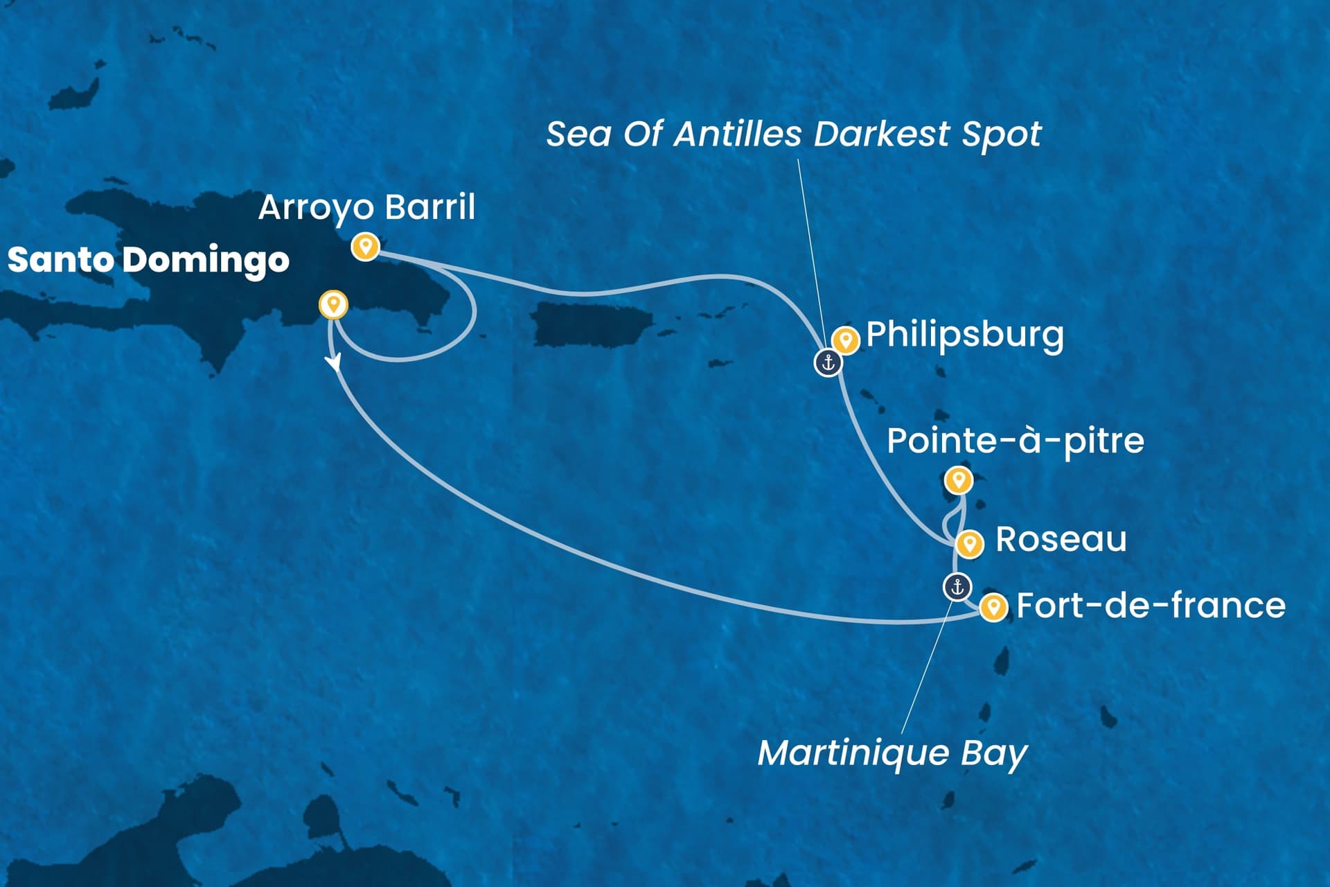 7 nights Caribbean cruise on Costa Favolosa 
from 🇩🇴 Santo Domingo 