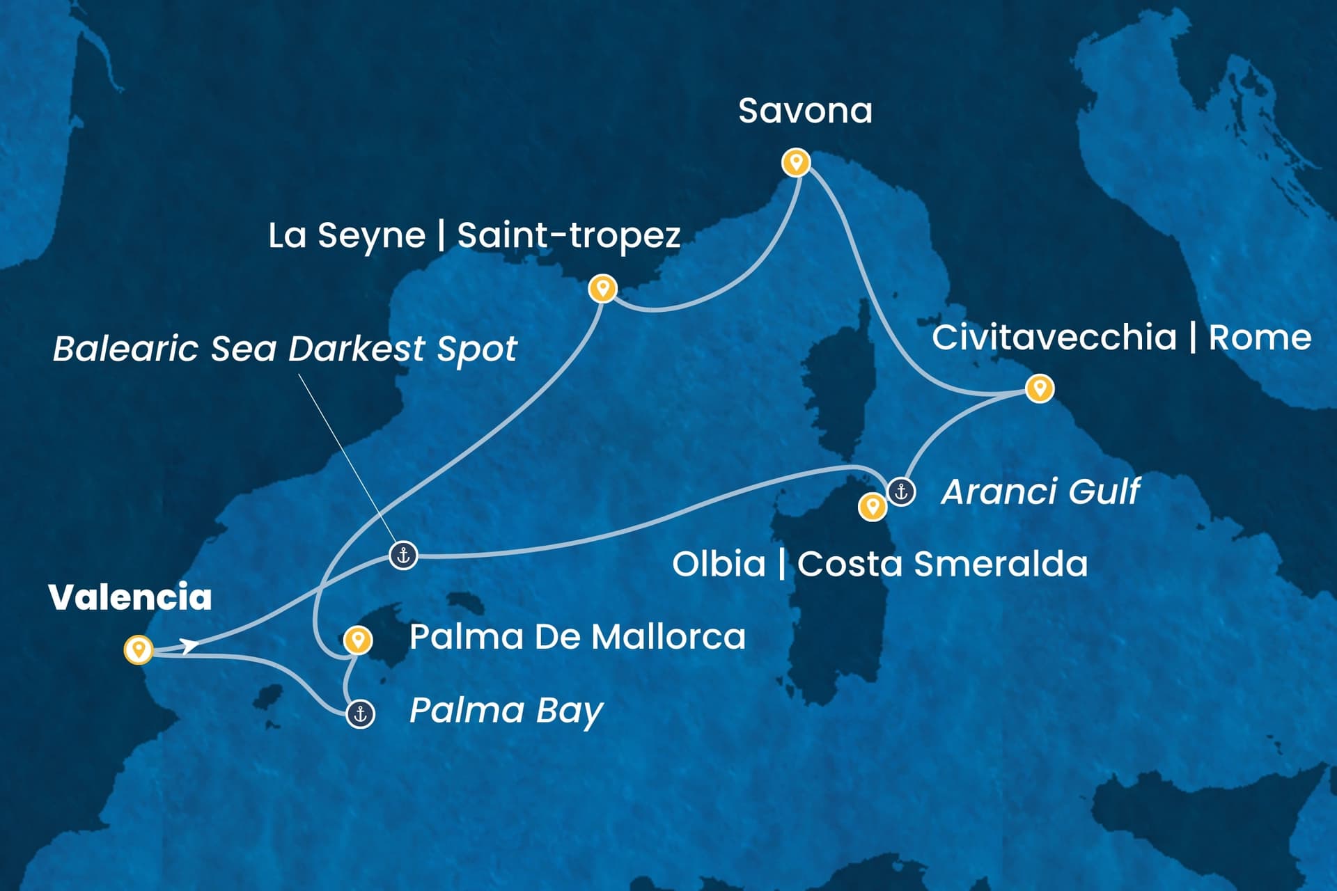 7 nights cruise on Costa Pacifica 
from 🇪🇸 Valencia 