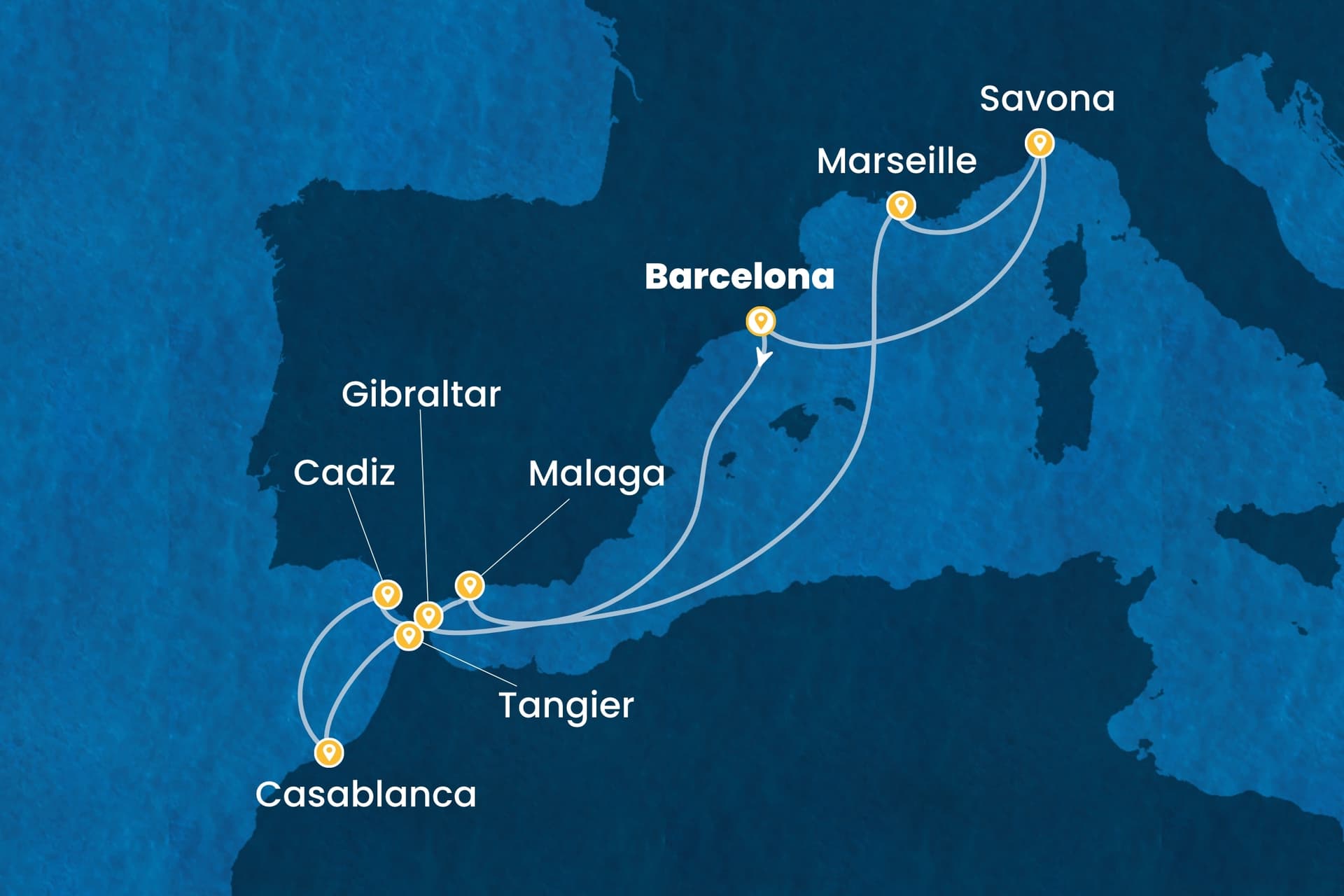 10 nights cruise on Costa Fascinosa 
from 🇪🇸 Barcelona 