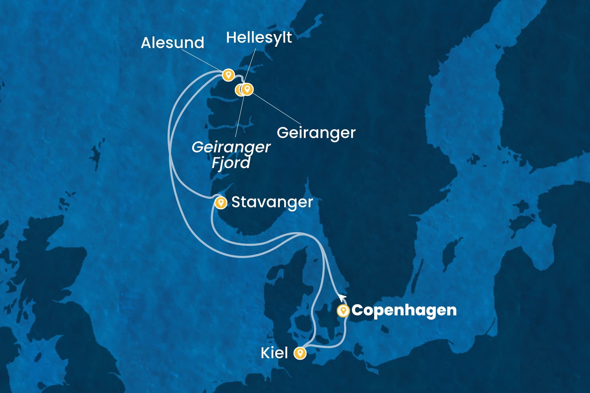 7 nights North European cruise on Costa Diadema 
from 🇩🇰 Copenhagen 