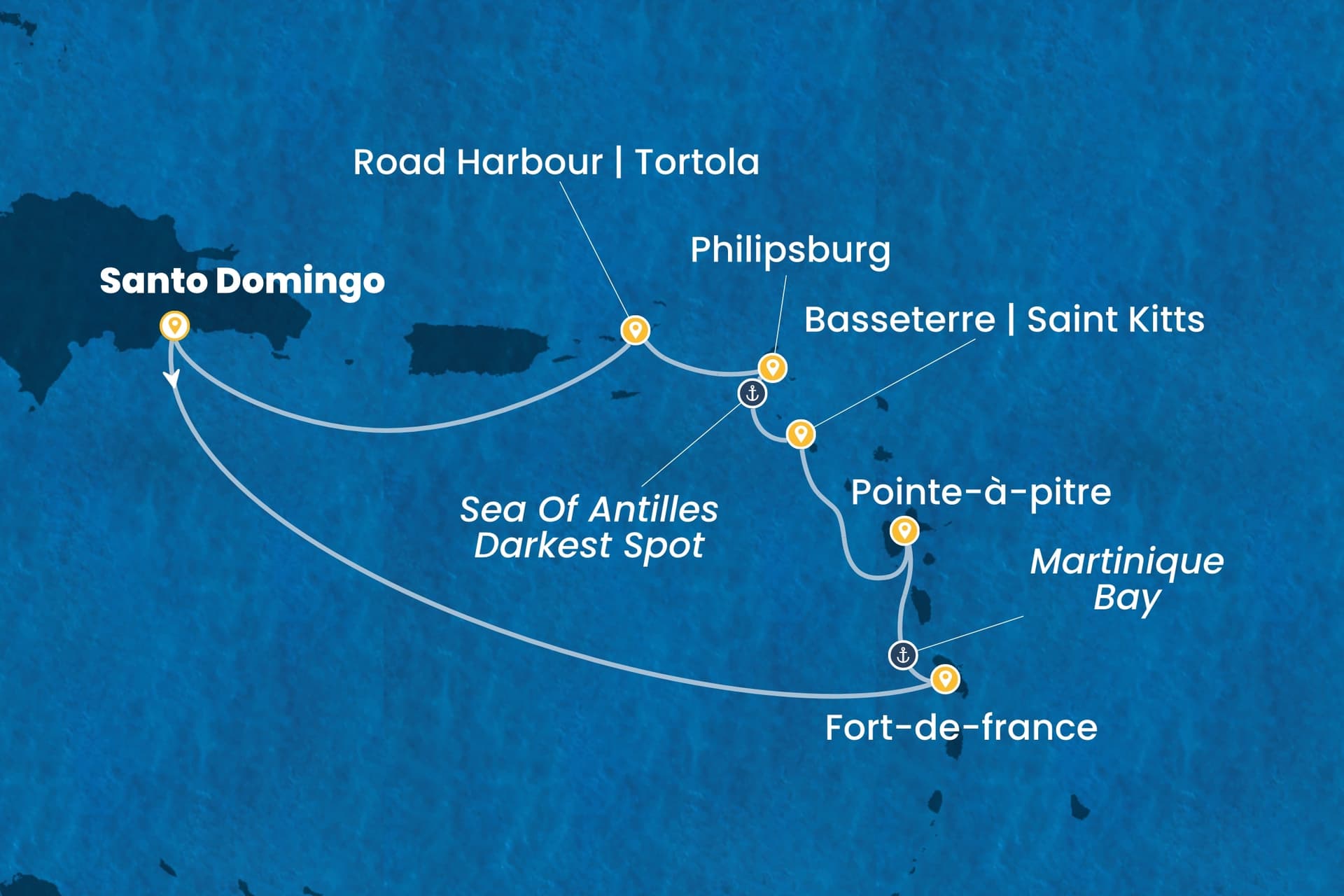 7 nights Caribbean cruise on Costa Serena 
from 🇩🇴 Santo Domingo 