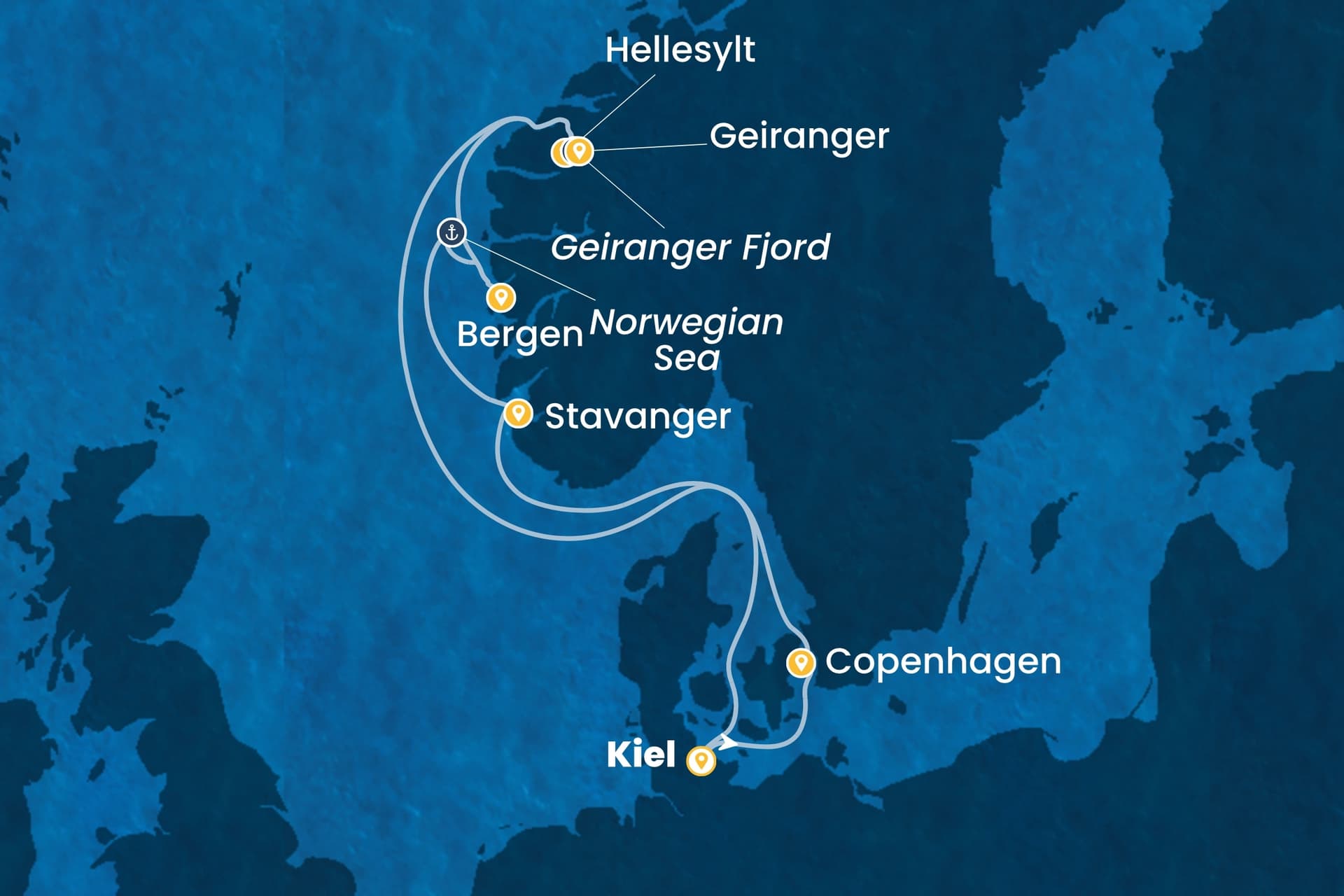 7 nights North European cruise on Costa Diadema 
from 🇩🇪 Kiel 