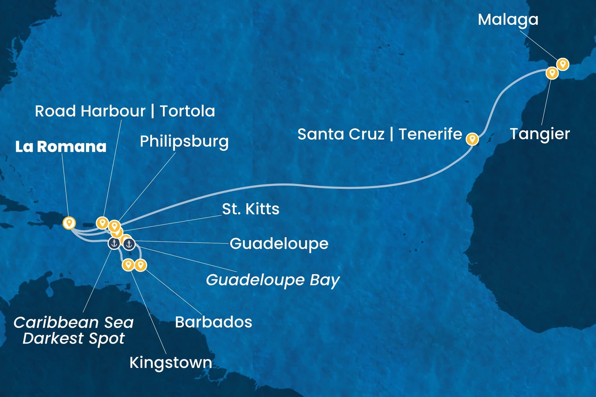 19 nights cruise on Costa Fascinosa
from ๐ฉ๐ด La Romana to ๐ช๐ธ Mรกlaga