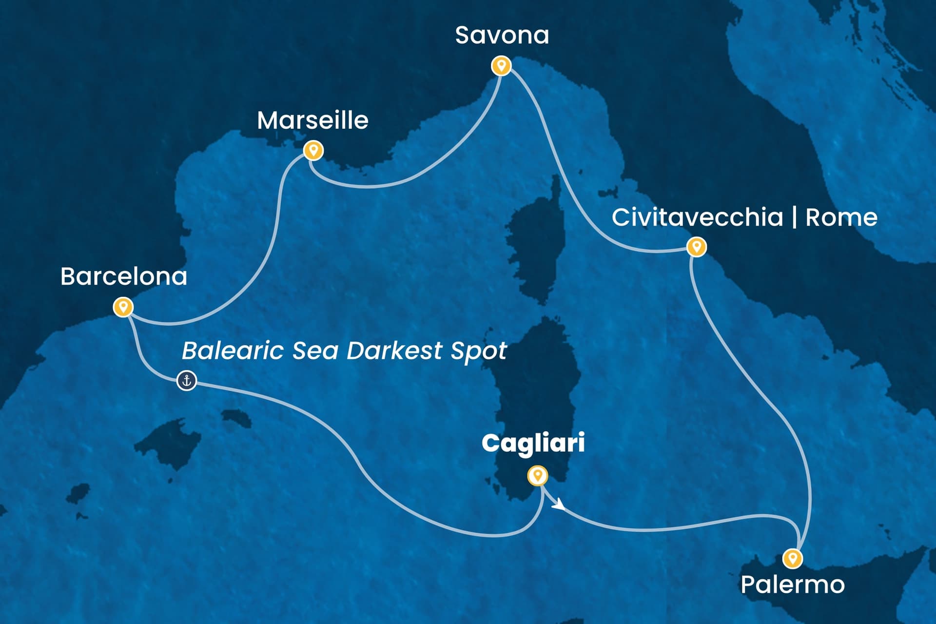 7 nights cruise on Costa Smeralda 
from 🇮🇹 Cagliari 