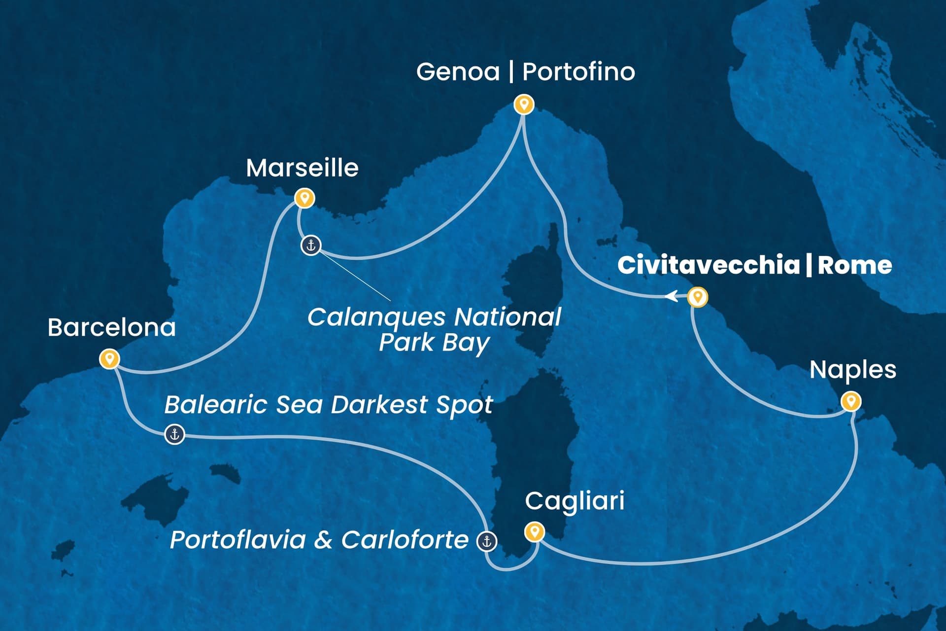 7 nights cruise on Costa Smeralda 
from 🇮🇹 Civitavecchia 