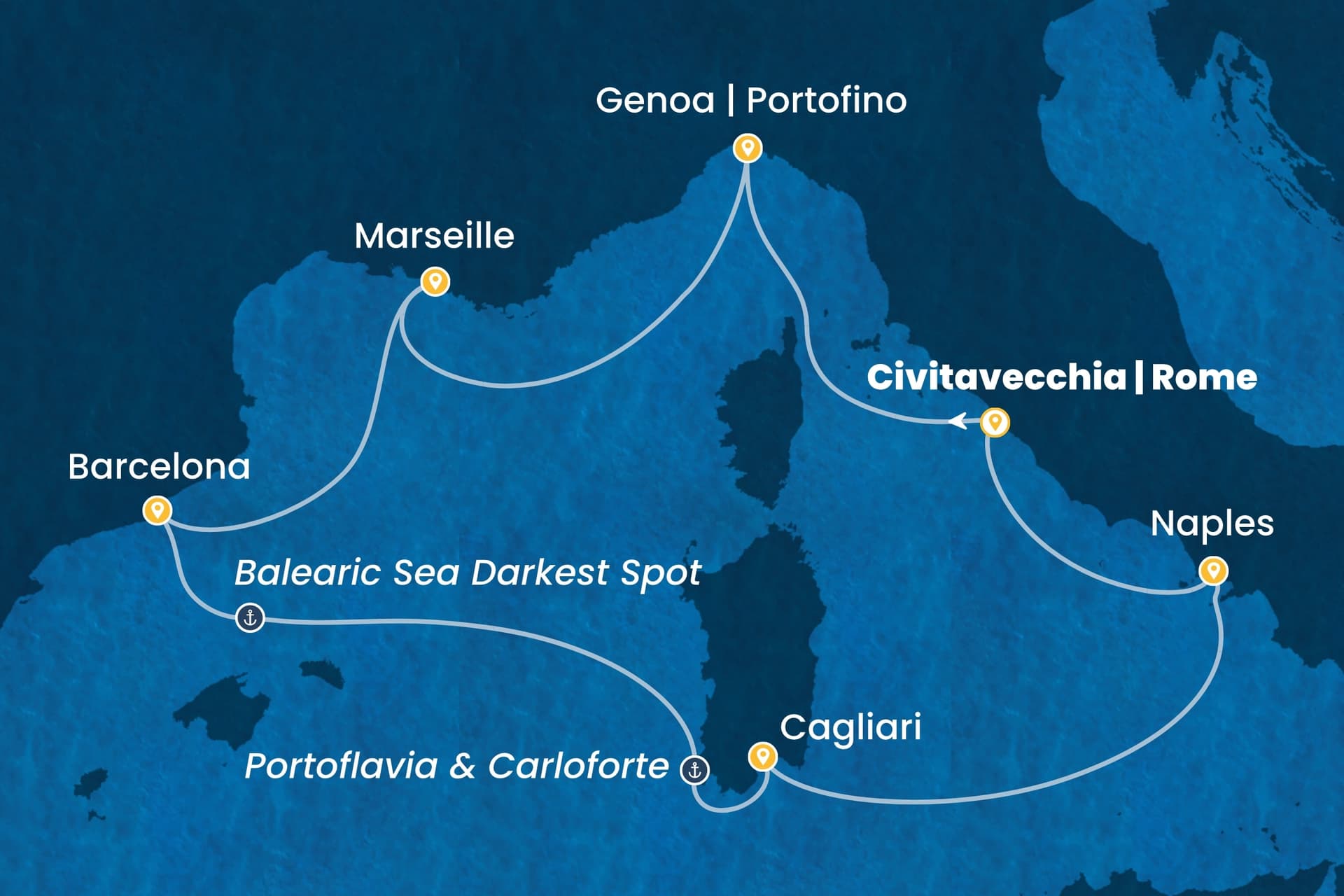 7 nights cruise on Costa Smeralda 
from 🇮🇹 Civitavecchia 