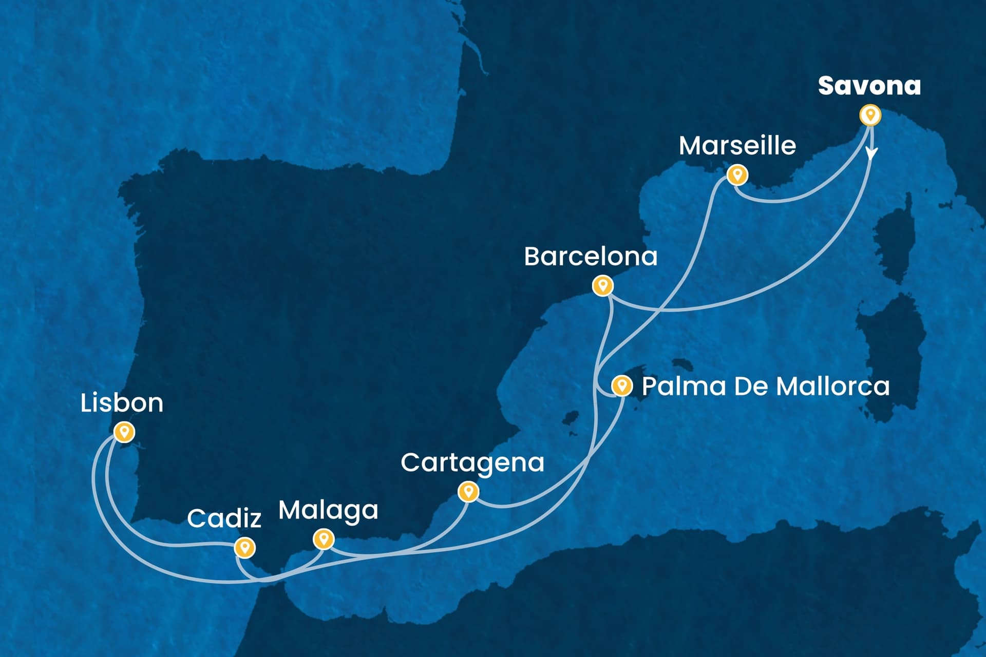 11 nights cruise on Costa Diadema 
from 🇮🇹 Savona 