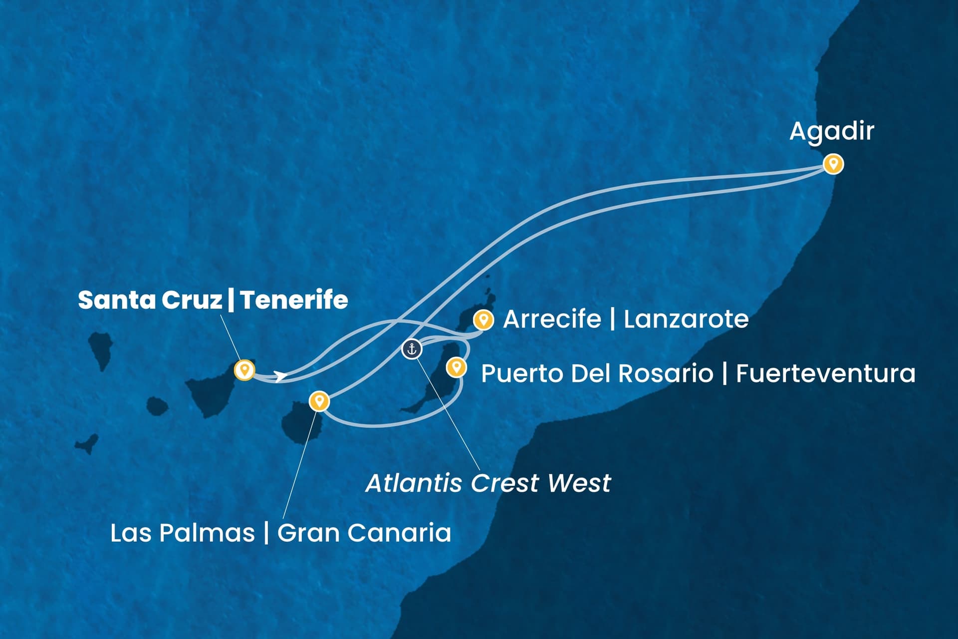 7 nights Mediterranean cruise on Costa Smeralda
from ๐ช๐ธ Tenerife