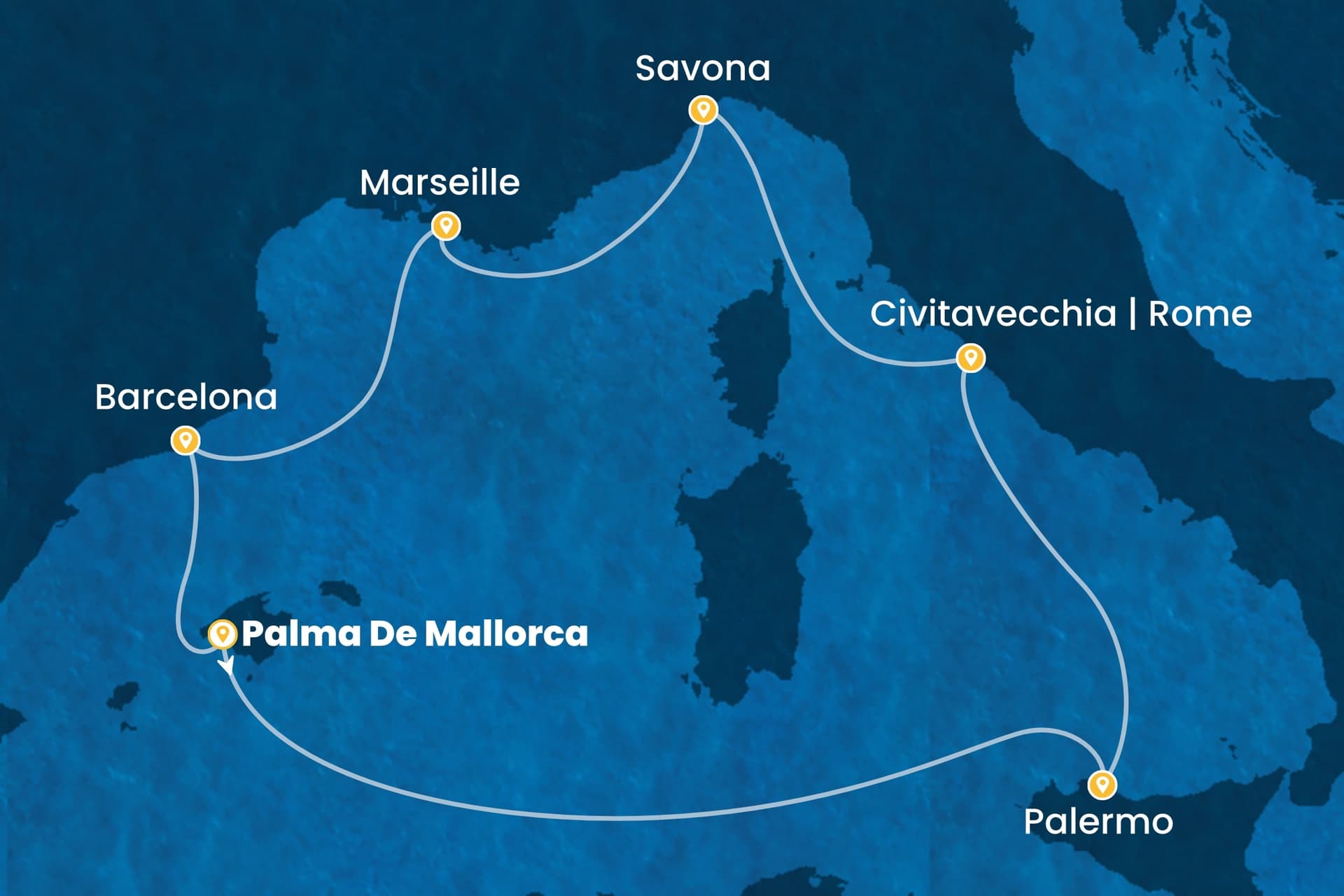 7 nights cruise on Costa Toscana 
from 🇪🇸 Palma de Mallorca 
