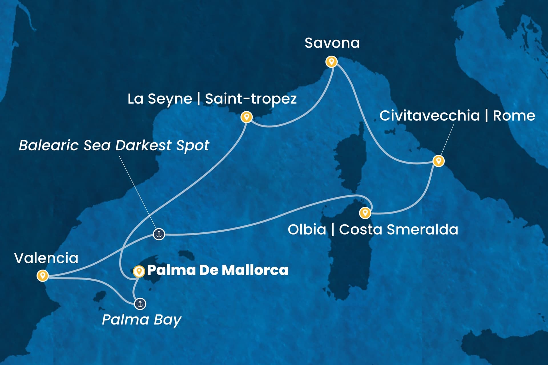 7 nights cruise on Costa Pacifica 
from 🇪🇸 Palma de Mallorca 