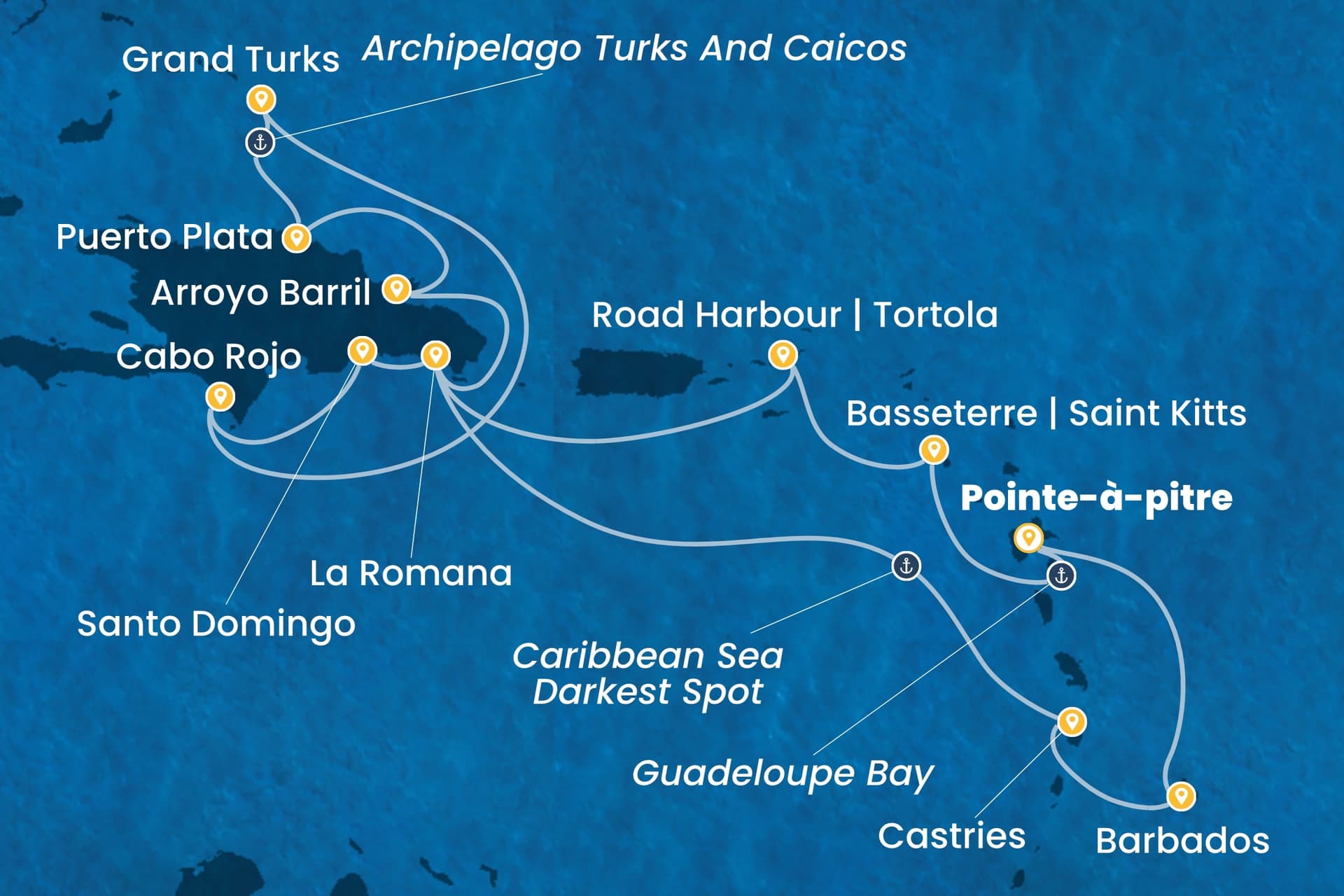 14 nights Caribbean cruise on Costa Fascinosa
from ๐ฌ๐ต Pointe-ร -Pitre
