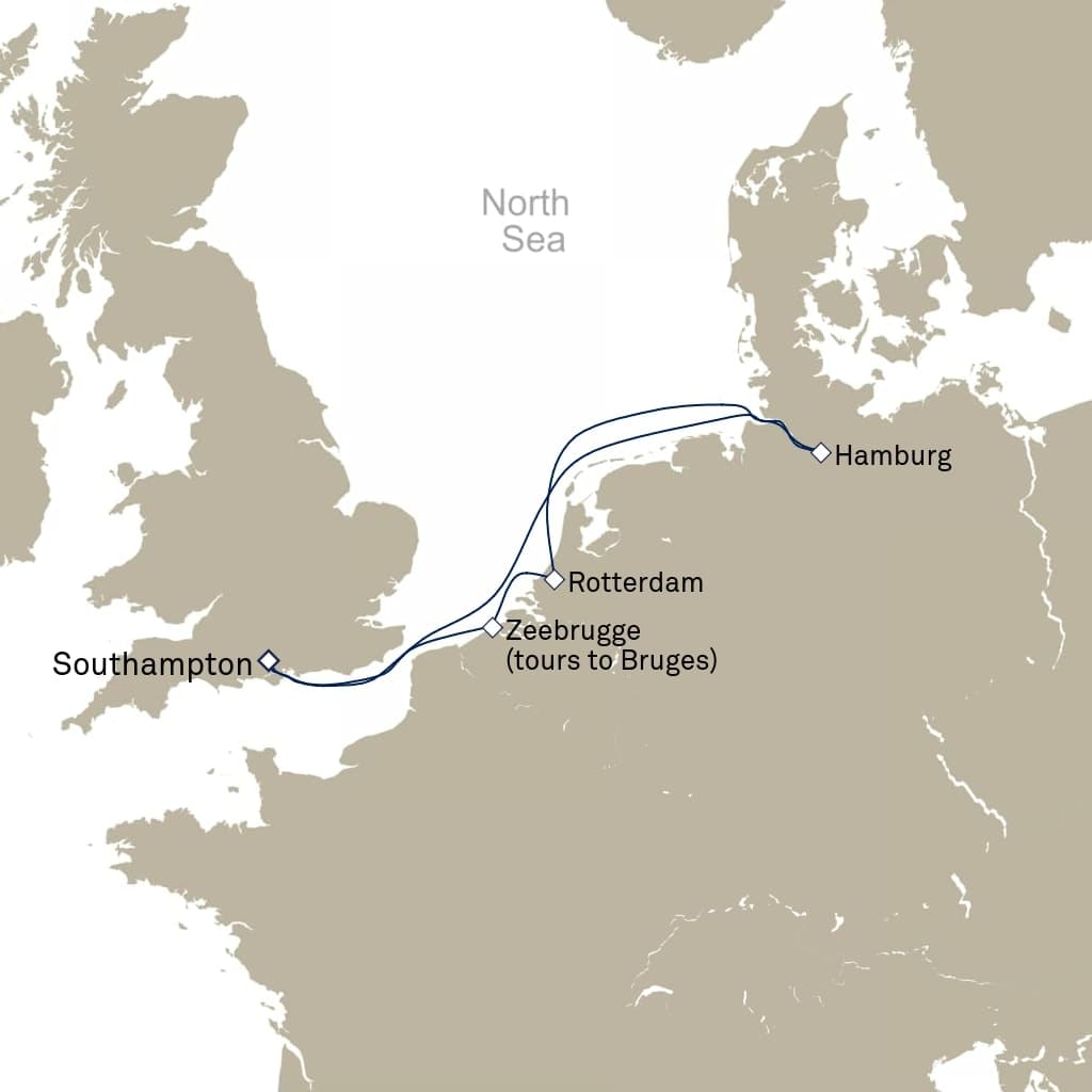 7 nights Mediterranean cruise on Queen Anne 
from 🇬🇧 Southampton 