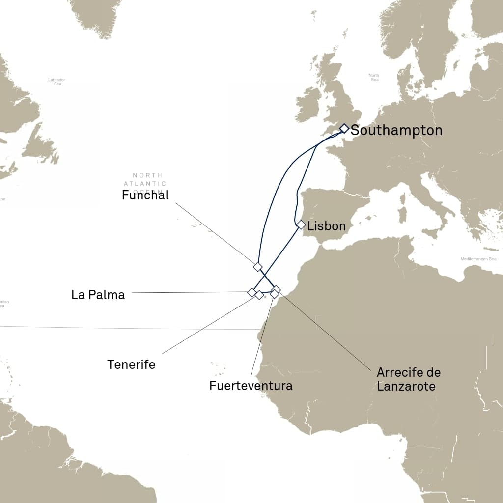 14 nights Mediterranean cruise on Queen Anne 
from 🇬🇧 Southampton 