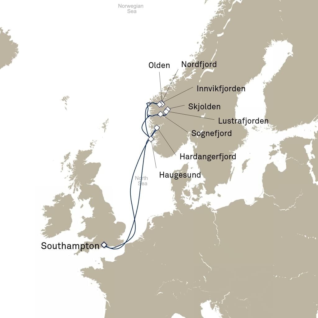 7 nights North European cruise on Queen Anne 
from 🇬🇧 Southampton 