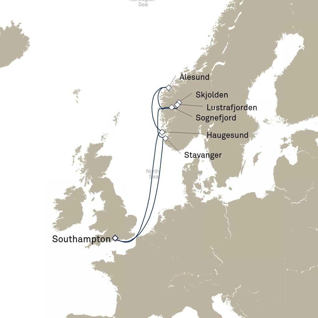 7 nights North European cruise on Queen Anne 
from 🇬🇧 Southampton 
