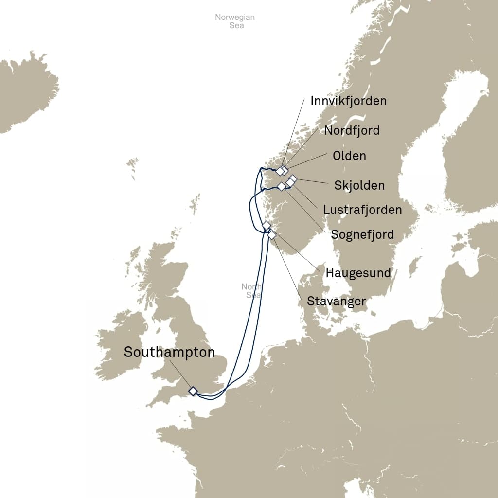 7 nights North European cruise on Queen Anne 
from 🇬🇧 Southampton 