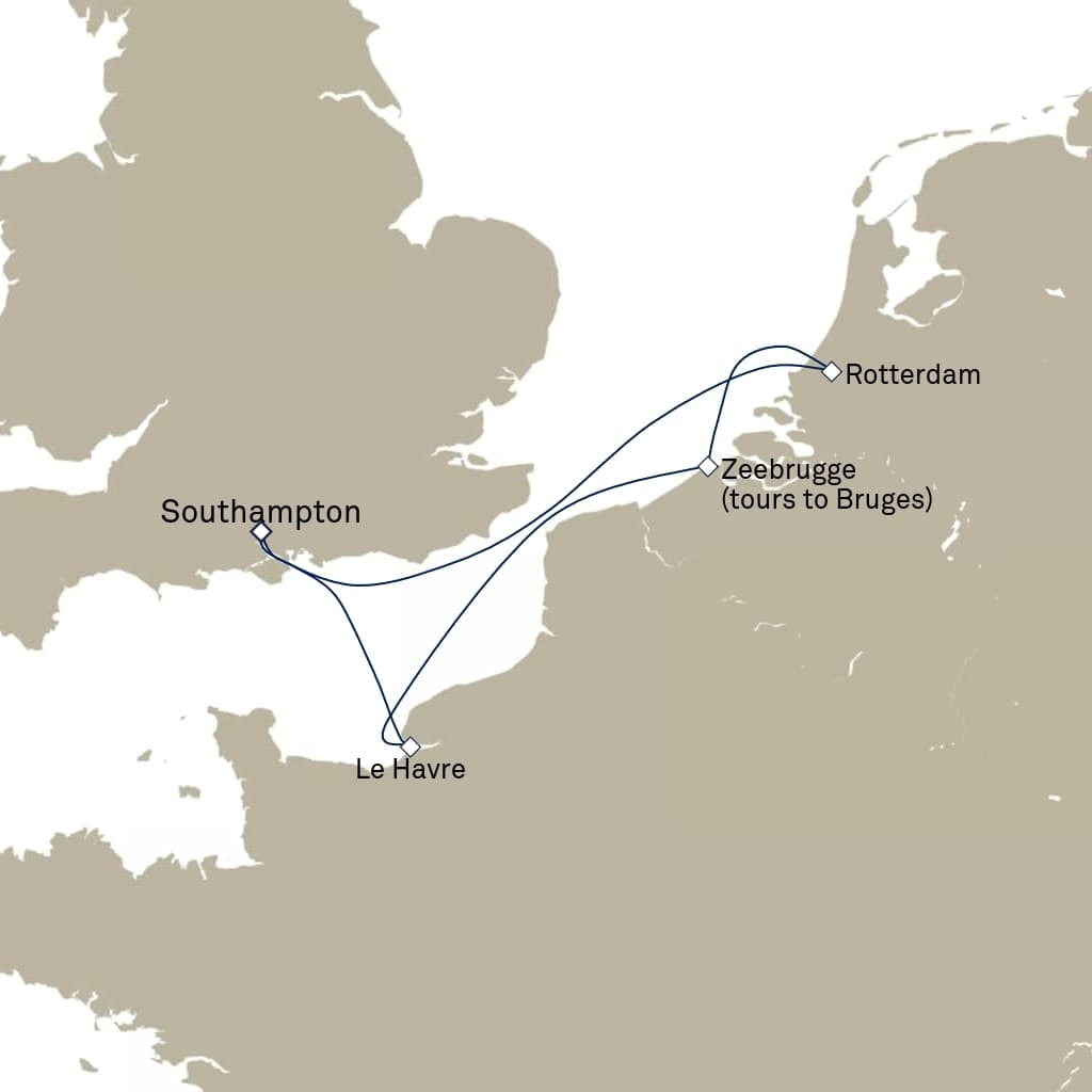 7 nights Mediterranean cruise on Queen Anne 
from 🇬🇧 Southampton 
