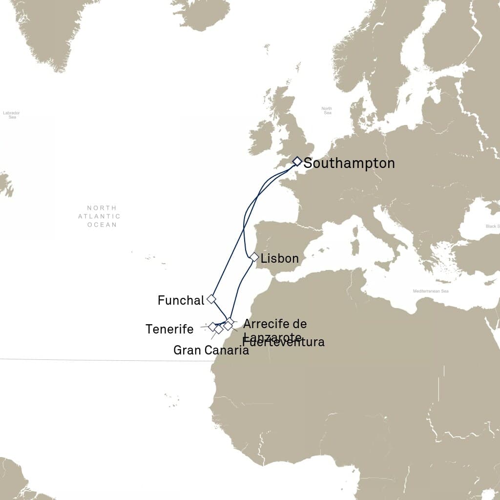 14 nights Mediterranean cruise on Queen Anne 
from 🇬🇧 Southampton 