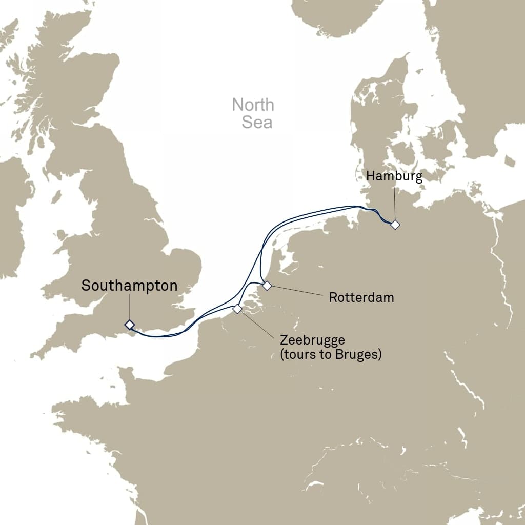 7 nights Mediterranean cruise on Queen Anne 
from 🇬🇧 Southampton 