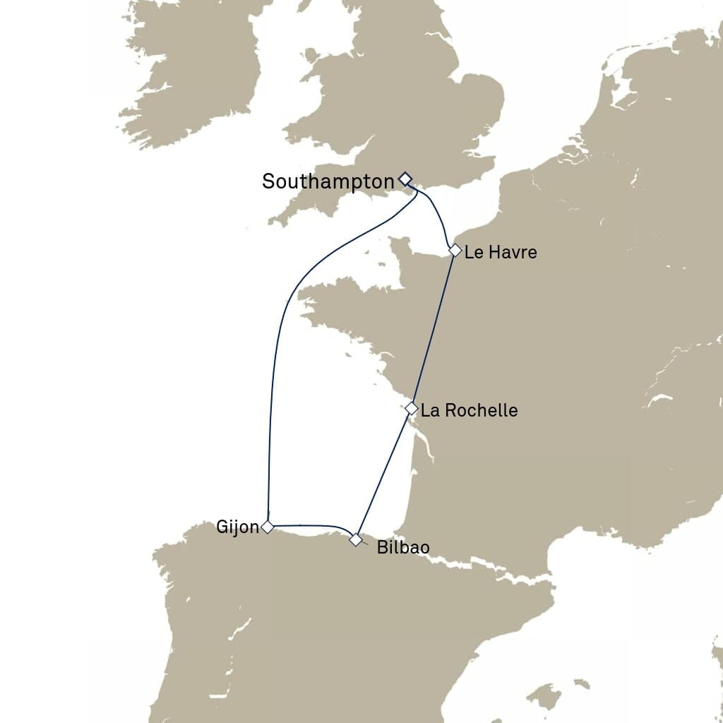 7 nights Mediterranean cruise on Queen Anne 
from 🇬🇧 Southampton 