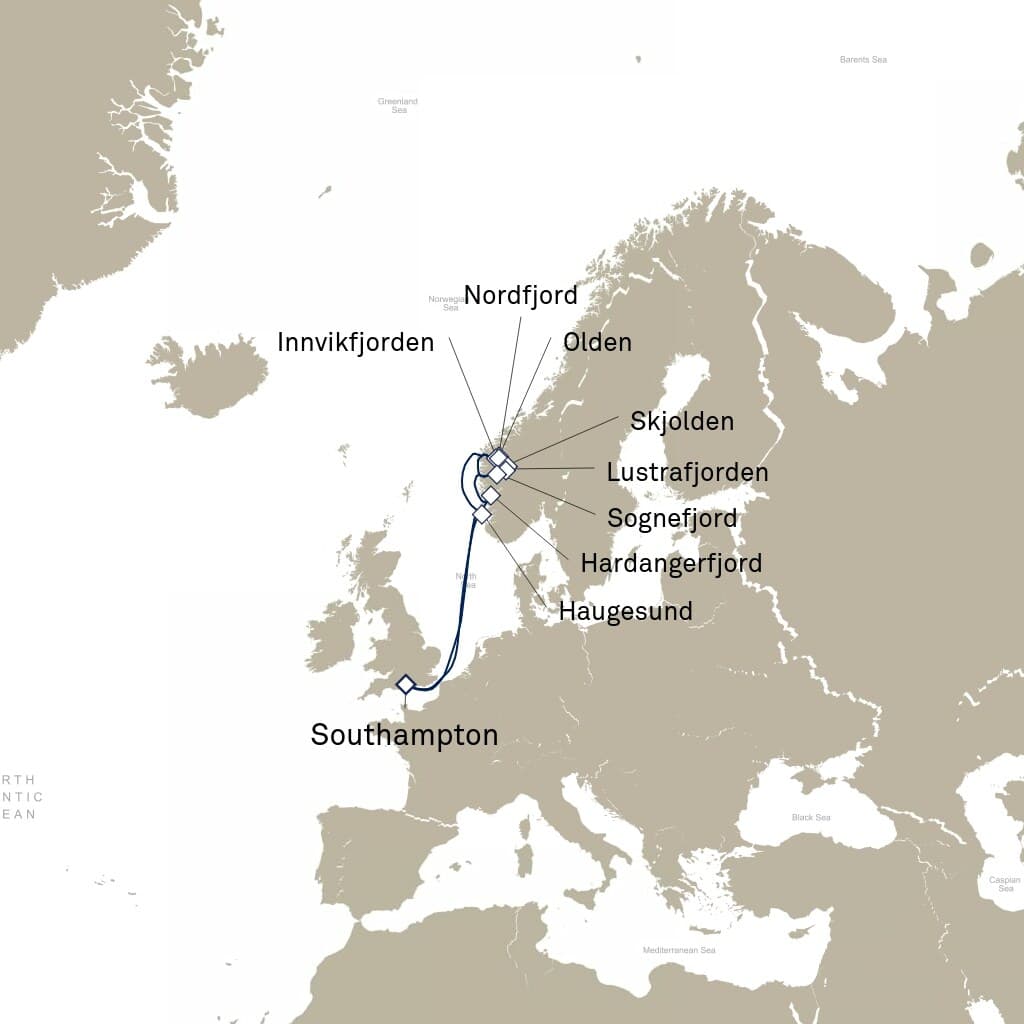 7 nights North European cruise on Queen Anne 
from 🇬🇧 Southampton 