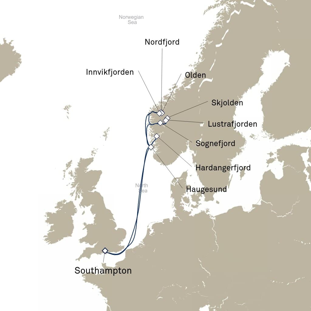 7 nights North European cruise on Queen Anne 
from 🇬🇧 Southampton 